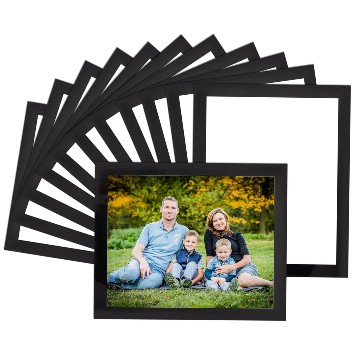 STTMGN Magnetic Picture Frames with Black Border(2.5"X3.5",12 Pack),Mini Wallet Size Magnet Photo Sleeves Pockets/Holder,Decorations for Home/Office/School/Classroom/Party