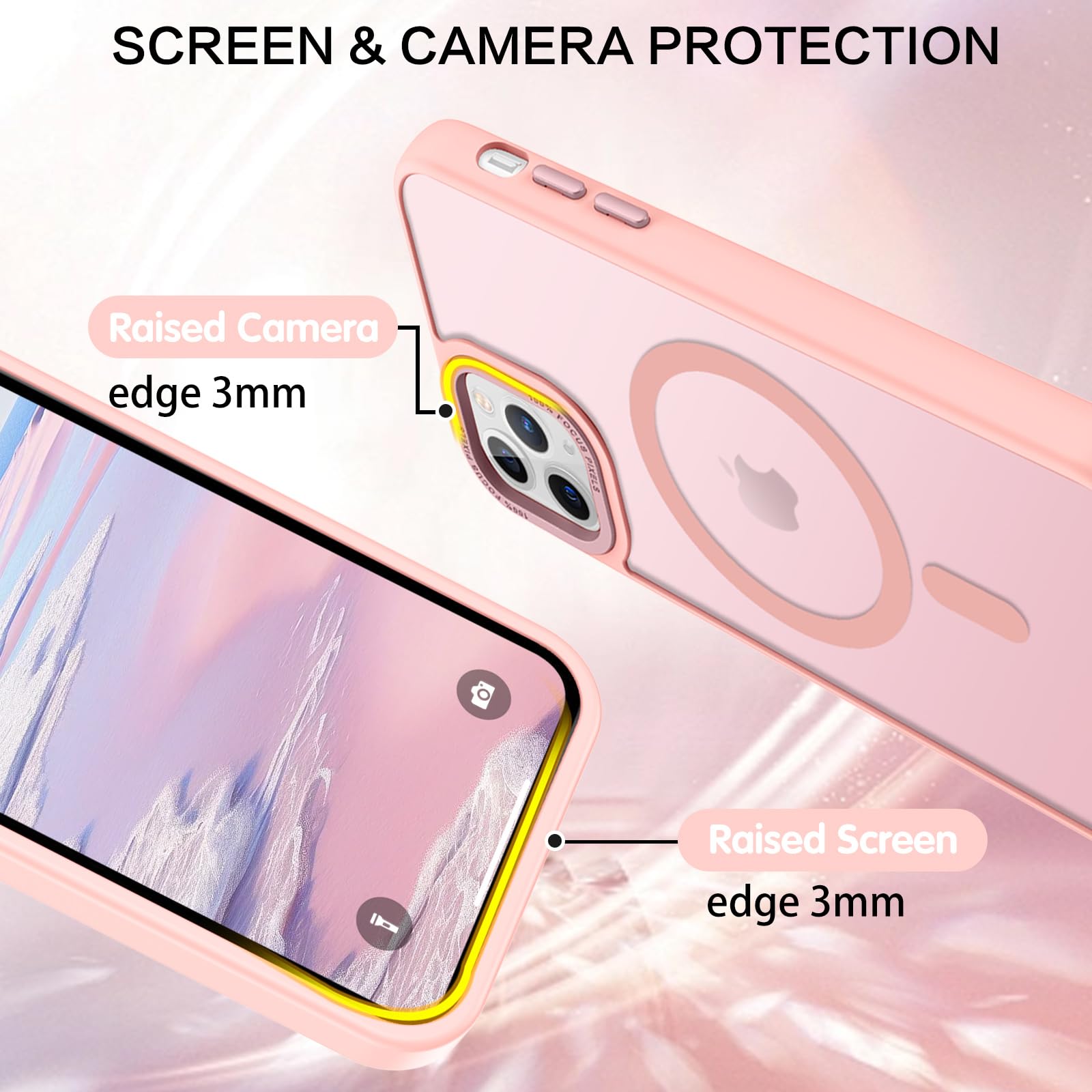 BENTOBEN for iPhone 11 Pro Case 2019 [Compatible with Magsafe] Translucent Matte Magnetic Phone Case iPhone 11 Pro 5.8" Slim Thin Shockproof Bumper Women Men Protective Cases Cover, Black