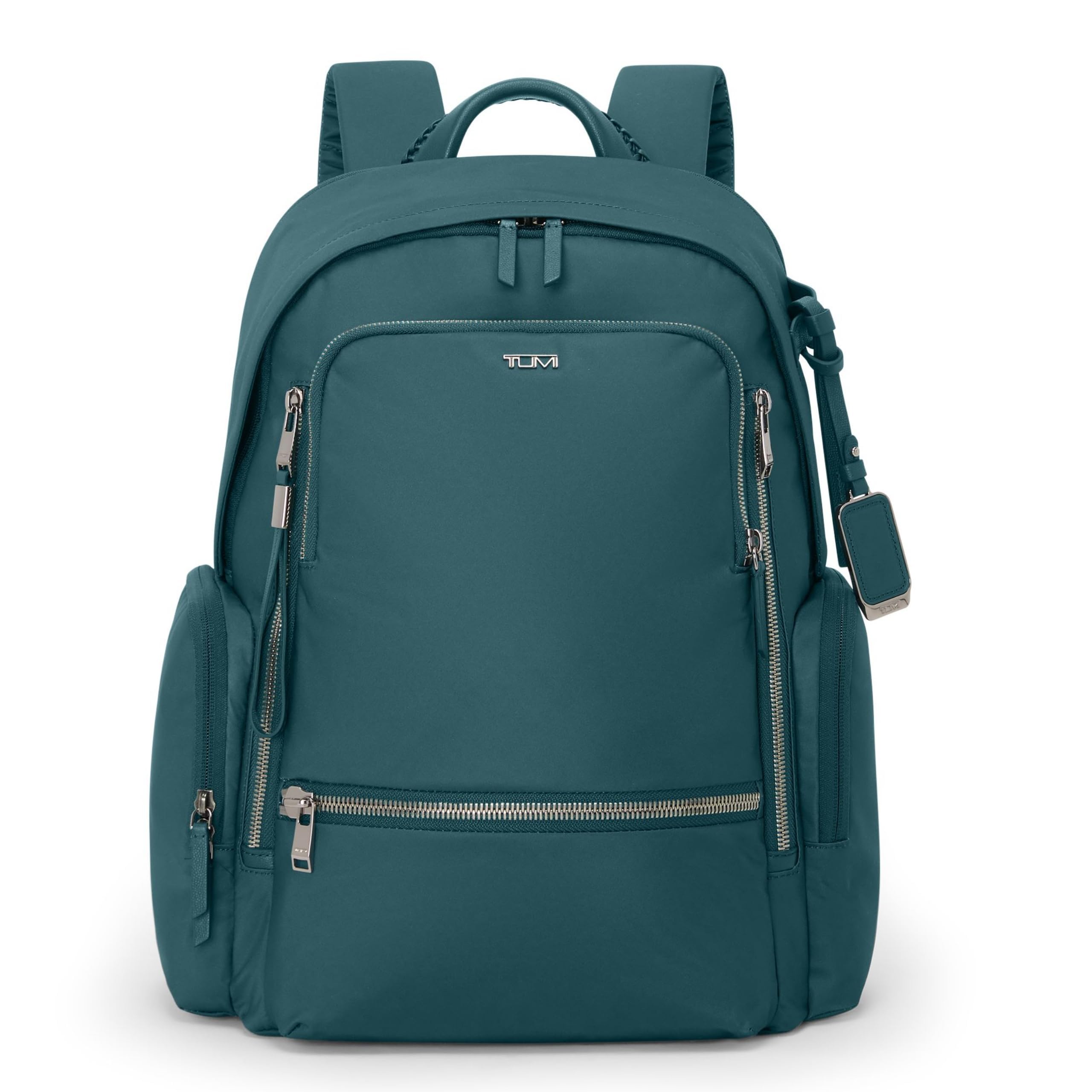 TUMI - Voyageur Celina Backpack - Women's Work and Travel Bag - 16.0" X 10.6" X 6.5" - Holds Up to 16" Laptop - Black & Gold Hardware