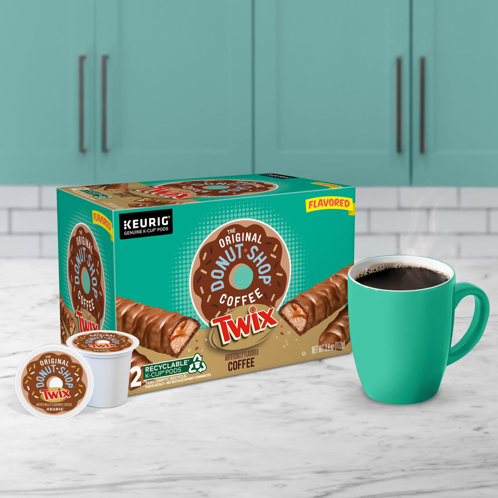 The Original Donut Shop Coffee Chocolate Glazed Donut Keurig Single-Serve K-Cup Pods, Medium Roast Coffee, 60 Count (6 Packs of 10)