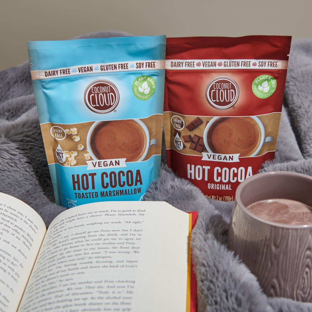 Coconut Cloud: Vegan, Natural, Delicious, Creamy Chocolate | Made in Colorado from Premium Milk Powder (Non-GMO, Gluten Free), Winter Cocoa Bundle, 7oz Each (Original, Toasted Marshmallow & Peppermint)…