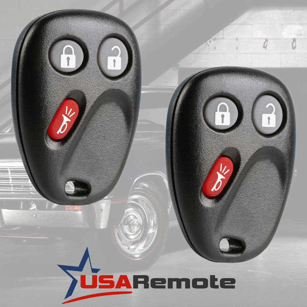 Key Fob Keyless Entry Remote with Ignition Key fits 2003-2006 Chevy Avalanche Equinox Silverado SSR Suburban Tahoe / GMC Sierra Yukon / Hummer H2 / Pontiac Torrent / Saturn Vue (LHJ011)