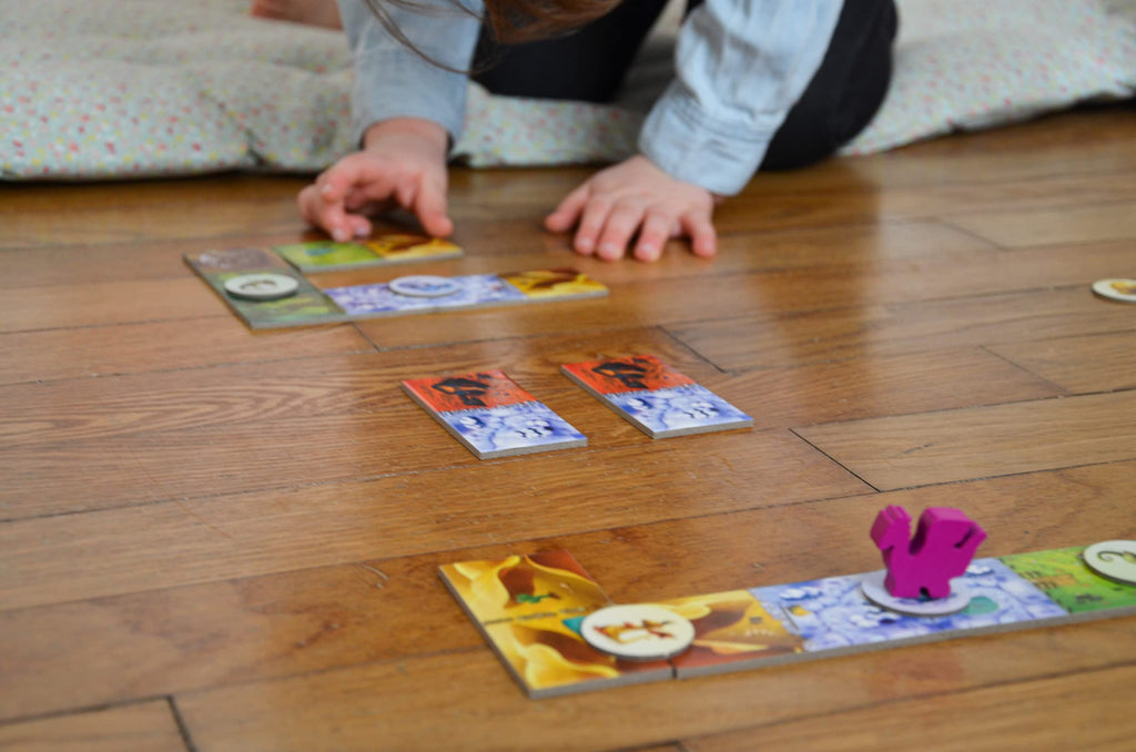 Tabletop Strategy Game, My First Kingdomino, Fun Kids & Adults Family Fantasy Board Game, 2-4 Players, Ages 5+, Dragomino by Blue Orange Games