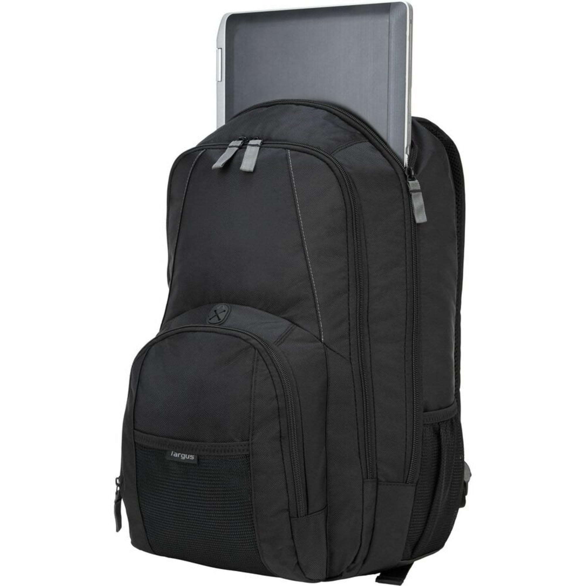 Targus 16 Inch Groove Laptop Backpack, Black - Fits Most Laptops up to 16", Water Resistant Travel Backpack for Business Commuters and Travel (CVR600)