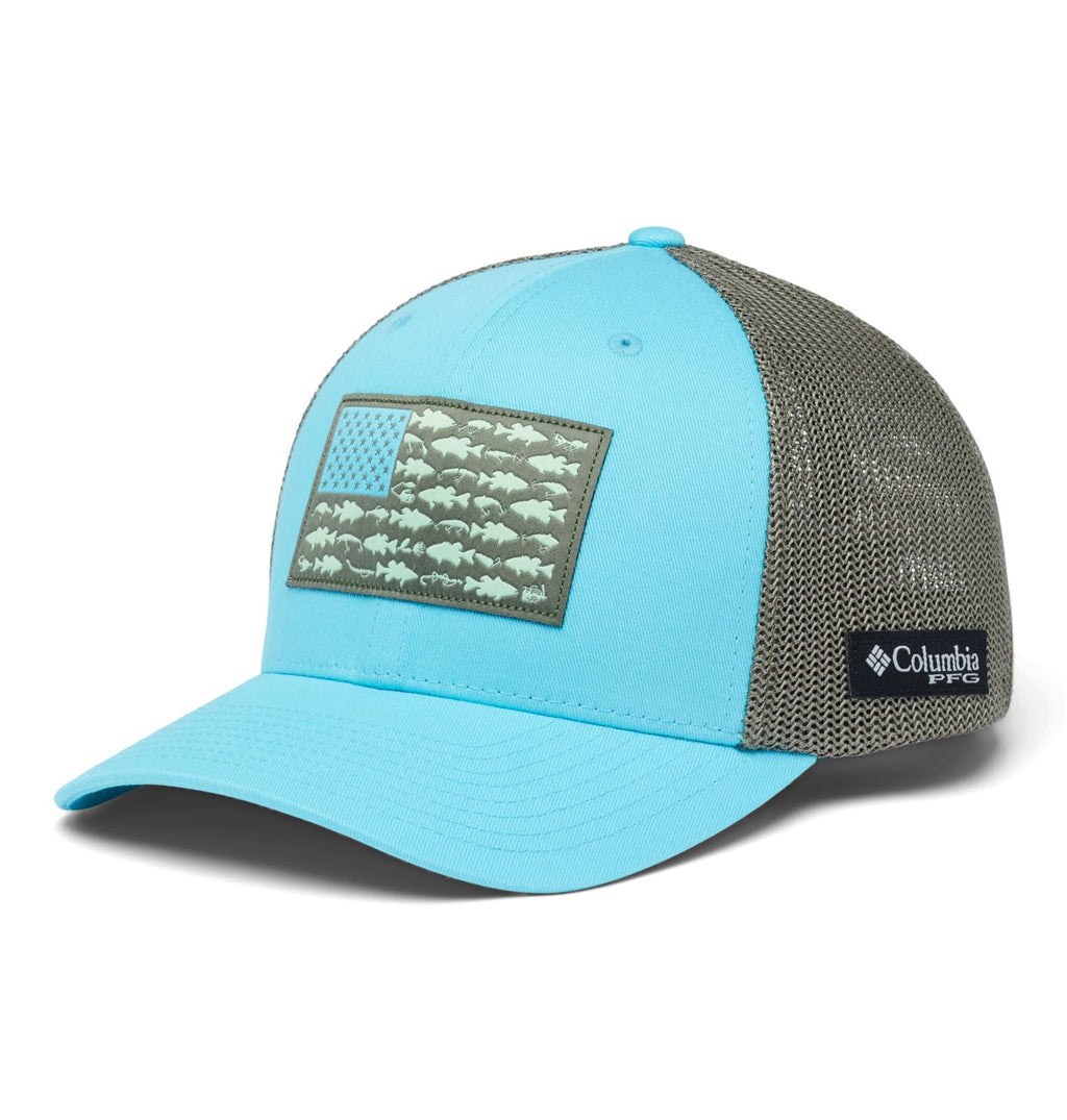 Columbia Unisex Adult PFG Logo Mesh Ball Cap
