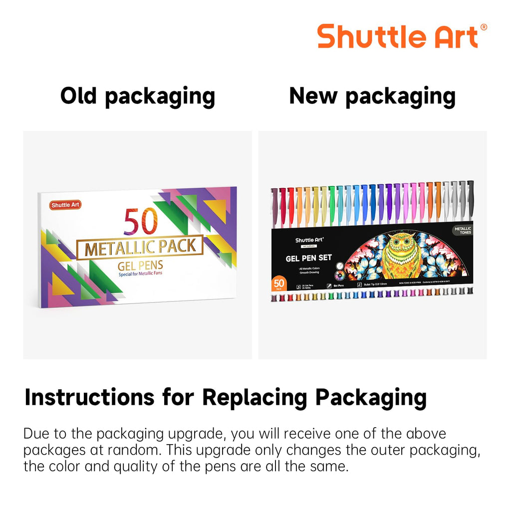 Shuttle Art Pastel Gel Pens, 24 Pastel Milky Colors Gel Pen for Black Paper, Adults Coloring Books Drawing Doodling Crafts Scrapbooking Journaling