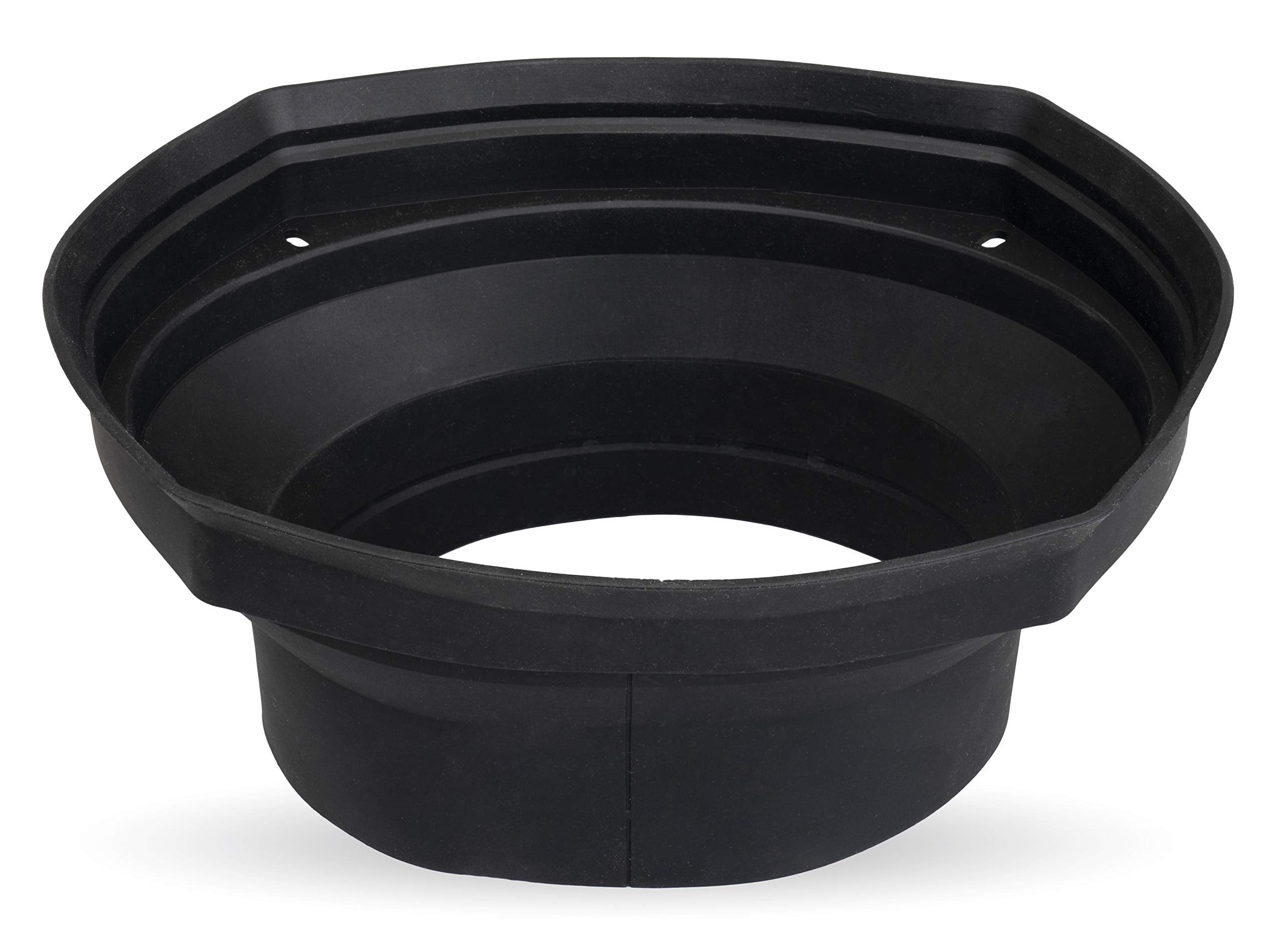 NVX XBAF525 2 Piece Universal 5.25” Silicone Rubber Speaker Baffles with Self Adhesive Foam Base Pad