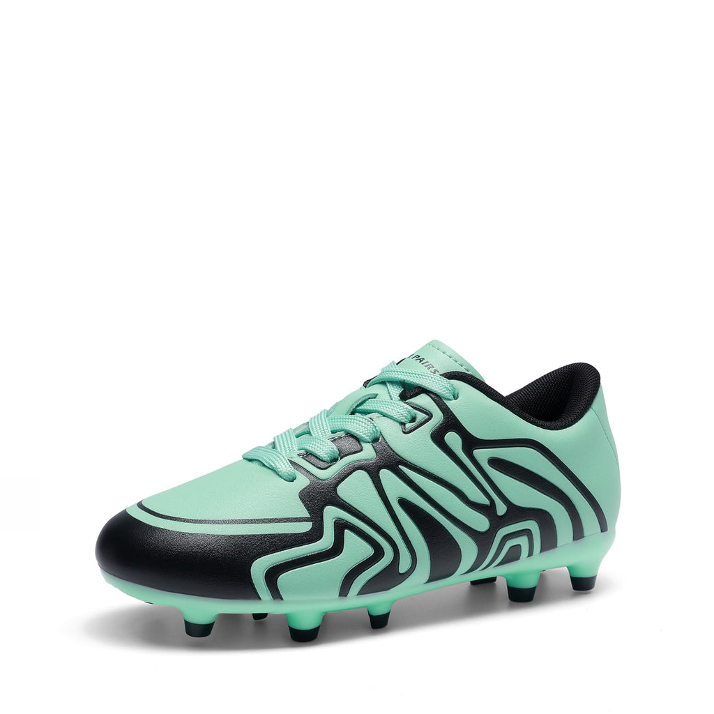 DREAM PAIRS Boys Girls Soccer Cleats Youth Firm Groud Baseball Cleats Sport Athletic Outdoor Trainning Football Shoes for Little/Big Kid