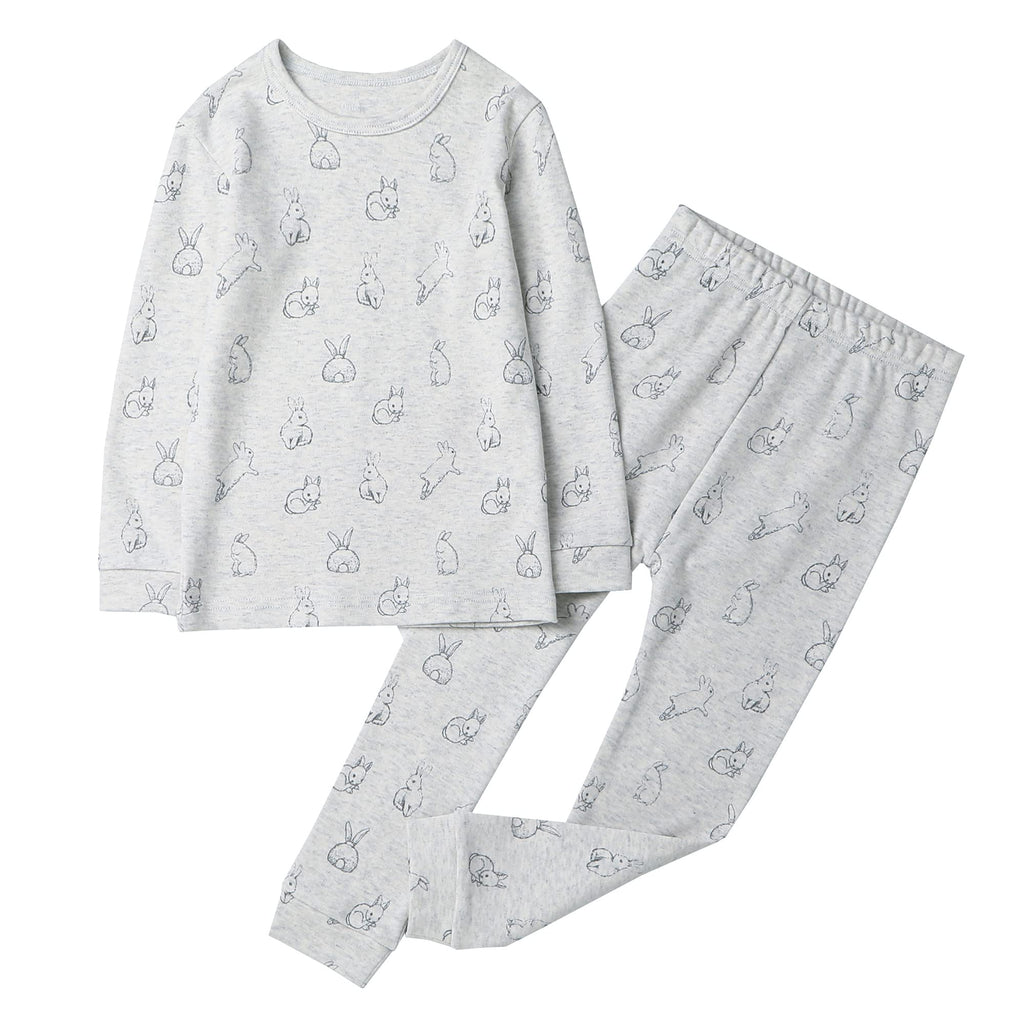 Owlivia 100% Organic Cotton Baby Long Sleeve Pajama Sets, Toddler Boy Girl 2-Piece Sleepwear