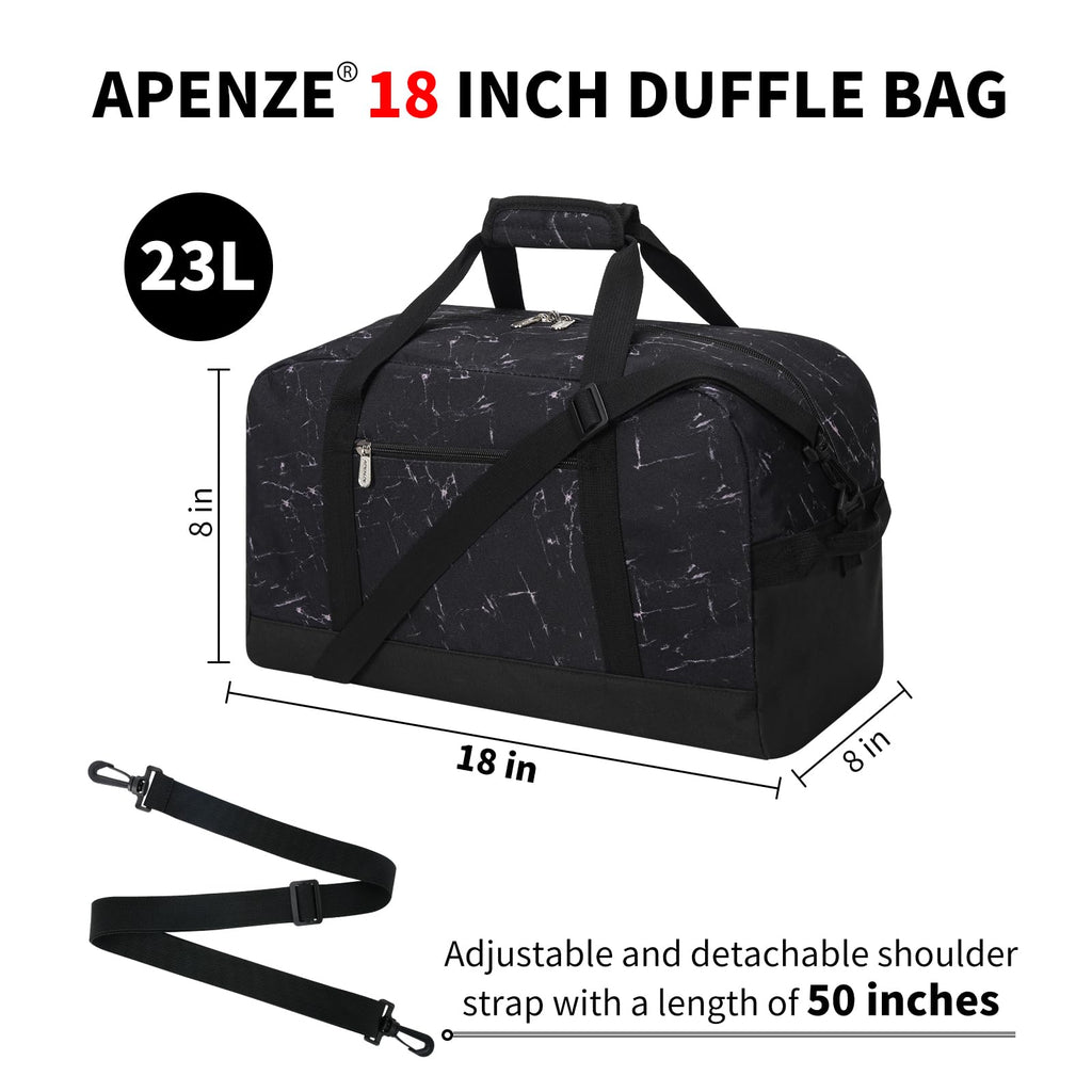 Apenze Small Gym Bag Carry On Bag - 12 in Mini Duffle Bag Lightweight for Overnight Travel(Camouflage)