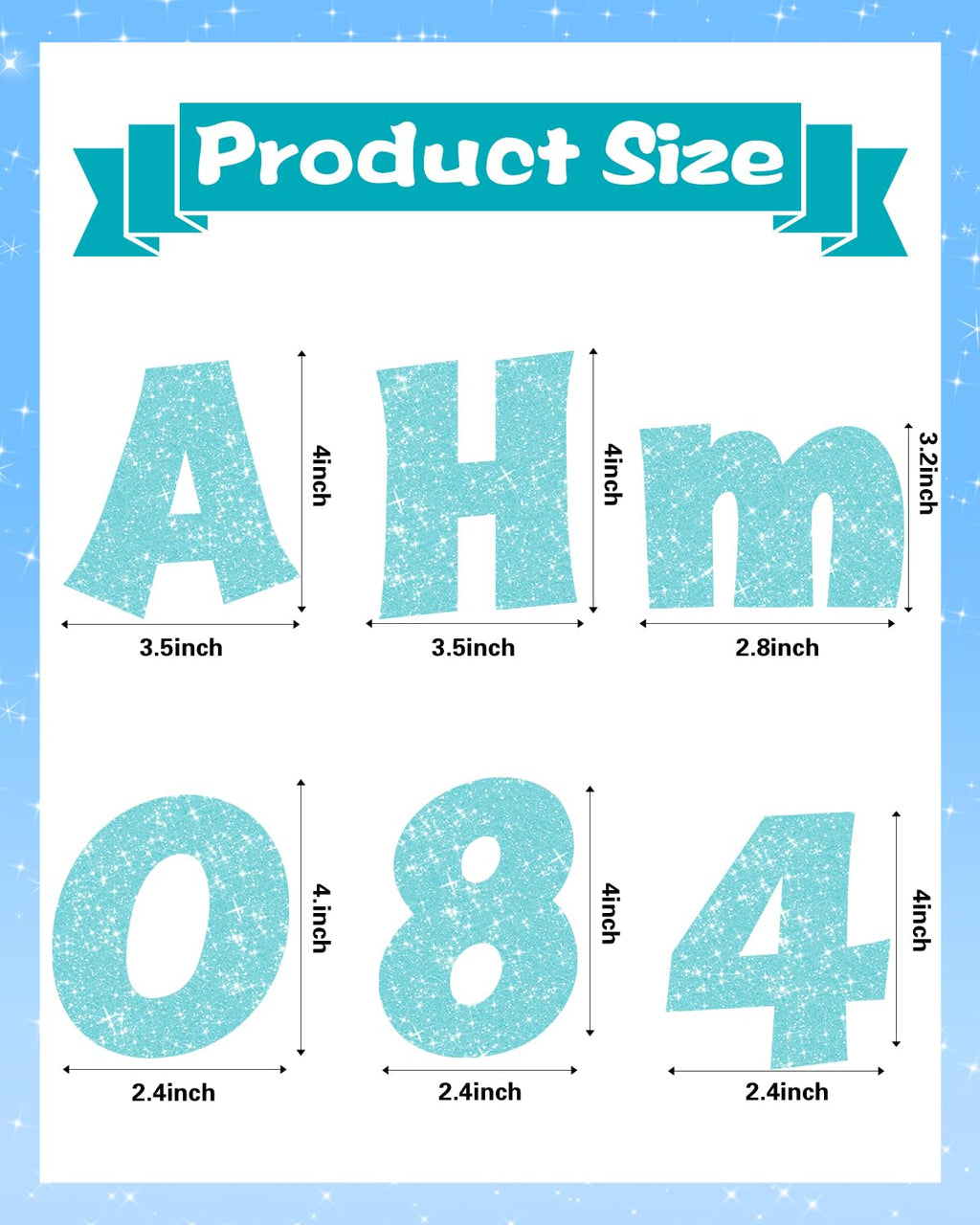 237 Pcs Glitter Bulletin Board Letters, Numbers and Punctuation, Poster Board Letters Alphabet Cut Out Cardboard Letters Accessories for Classroom Display Decorating Supplies 4inch (Black)