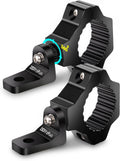 ZIDIYORUO Light Bar Mounts - 360° Rotation Mounts for Roll Bars, Mounting Fog/Driving/Work LED Lights on UTV, Jeep, Truck(1.75"-2" Bars) - for Off-Road Adventure & Farm/Ranch Night Work (2pcs)