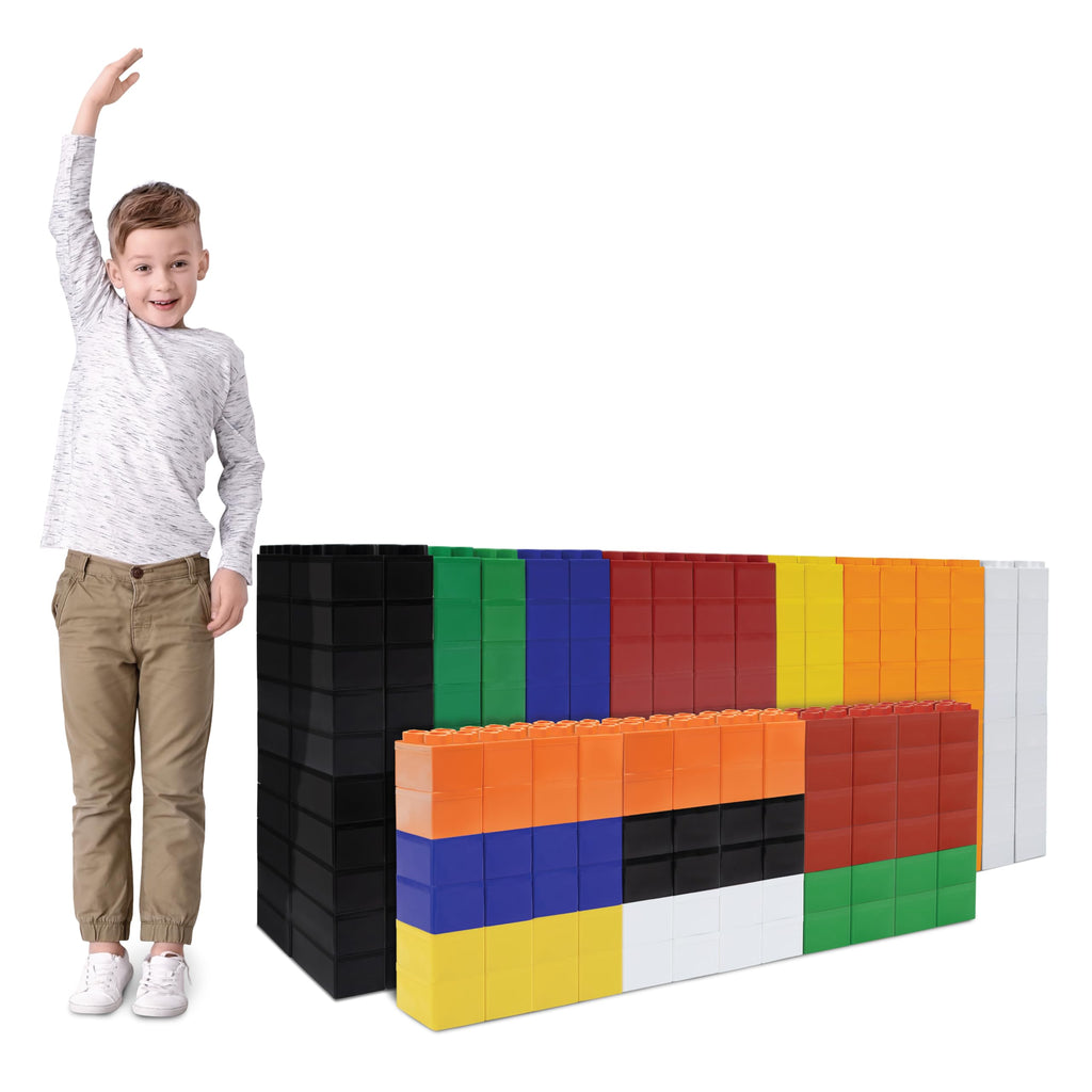 BiggoBlocks Large Building Blocks for Kids Ages 3-8 – 288 Piece Mega Set – Indoor & Outdoor STEM Toy for Boys & Girls