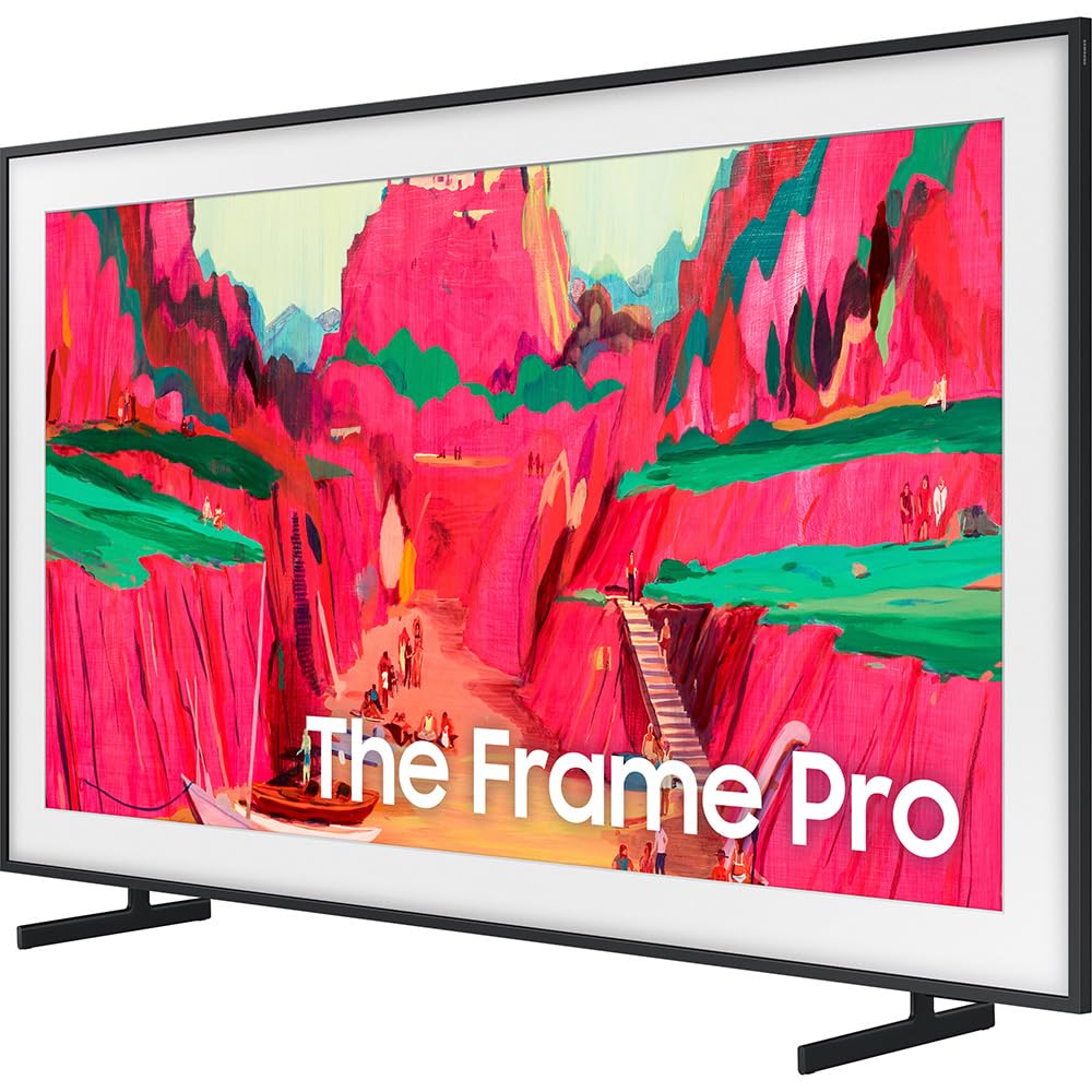 Samsung QN50LS03FA 50" The Frame QLED 4K AI TV (2025) Bundle with Modern Brown Bezel, CPS 26 Month Protection, Slim Flat Mount, 2X HDMI Cables & Deco Gear Complete Home Theater Beginner's Guidebook