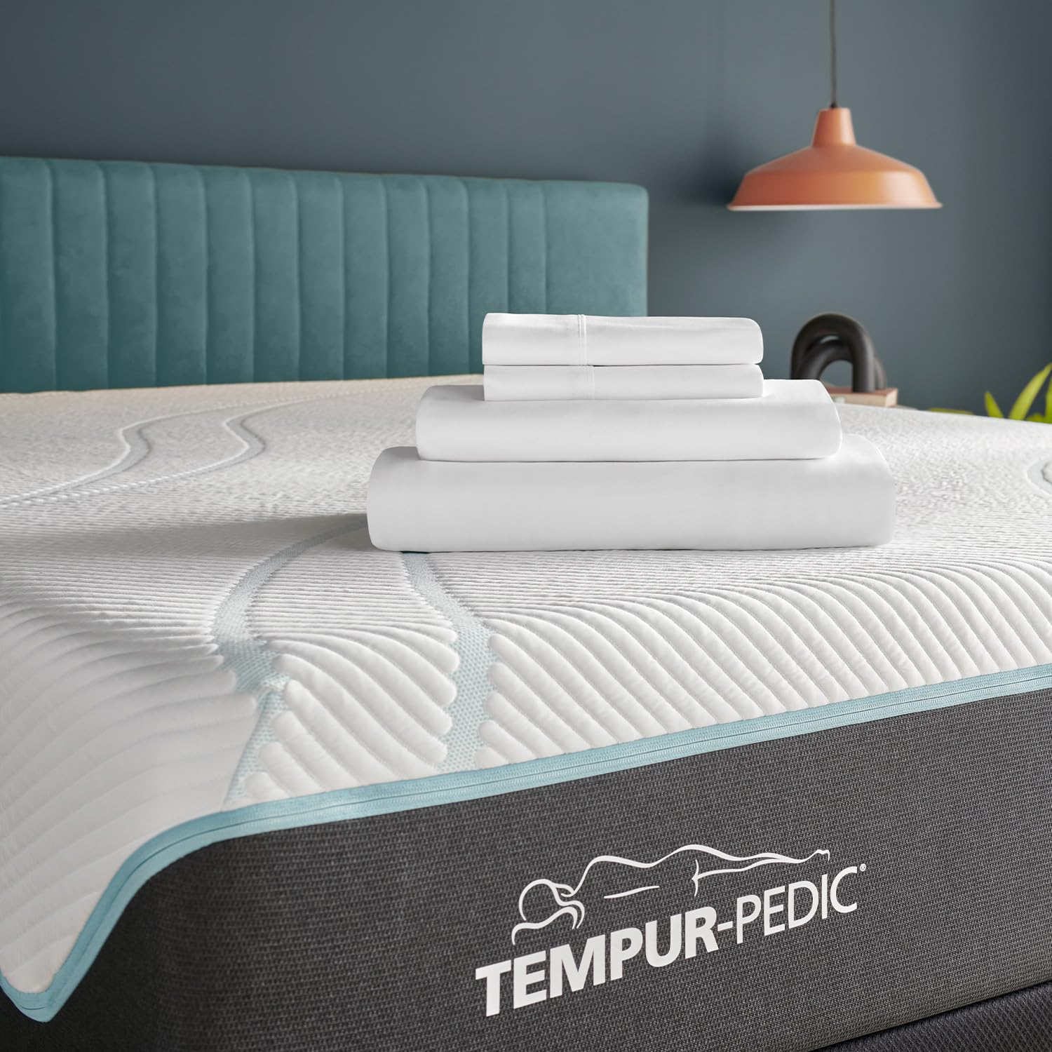 TEMPUR Classic Cotton Sheet Set Cool Gray - Twin