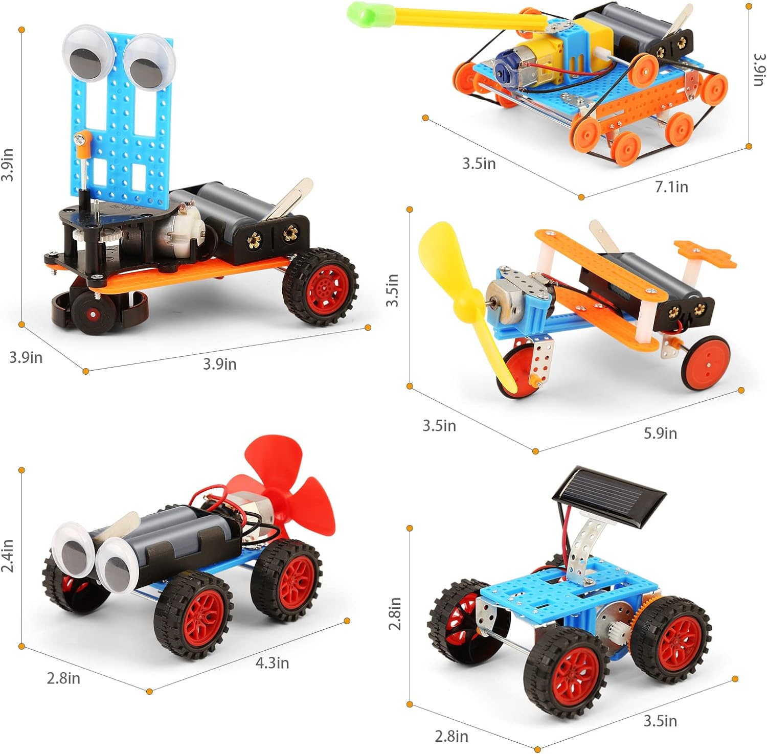 STEM Kits for Kids Craft 8-12, STEM Toy 6 7 8 9 Year Old Boy Birthday Gift | Science Kits for Kids 8-12 6-8 8-10, Boys Gifts Toys Crafts 6+ 7+ yr, Robotics Activities Robot Building Age 10 11 12 13 14