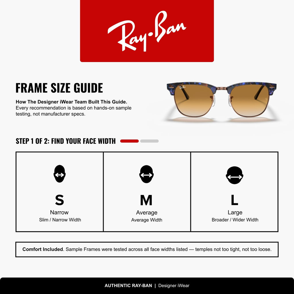 Ray-Ban RB3016 Clubmaster Classic Square Sunglasses for Men for Women
