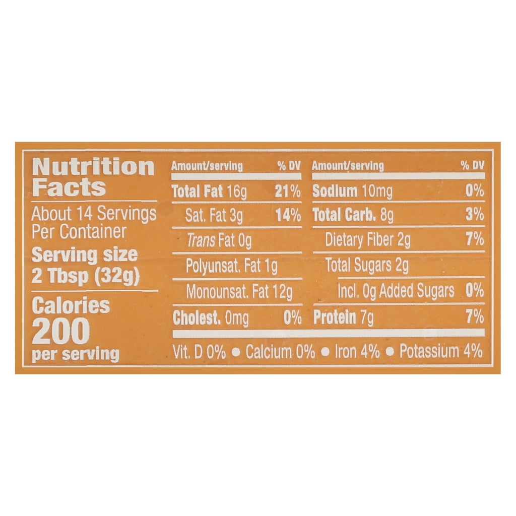 MaraNatha Organic Creamy Peanut Butter Spread, No Stir, 16 Ounce Jar