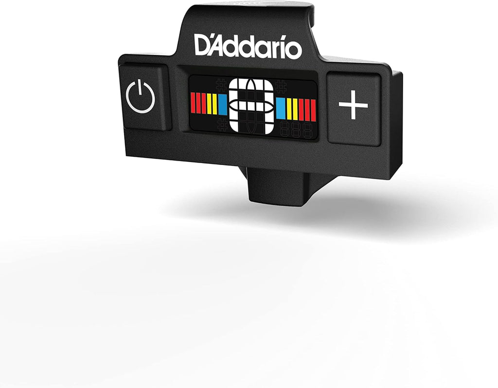 D'Addario Guitar Tuner - NS Micro Soundhole Tuner - Fits in Guitar Sound Hole - For Acoustic Guitars, Ukuleles - Non Marring Sound Hole Clip - Quick & Accurate Tuning