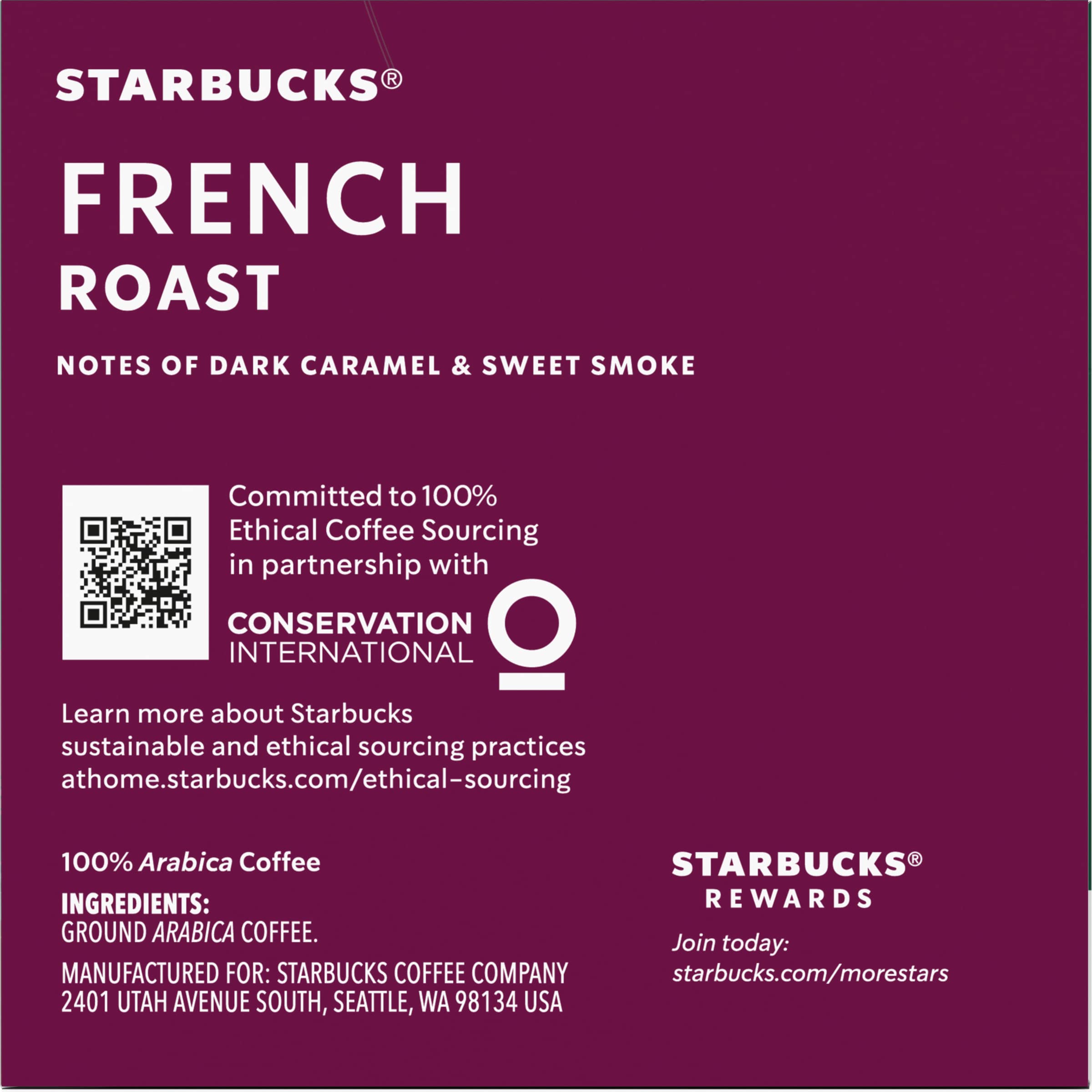 Starbucks Coffee, Caffe Verona Dark K Cup Portion Pack for Keurig Brewers, 24 Count