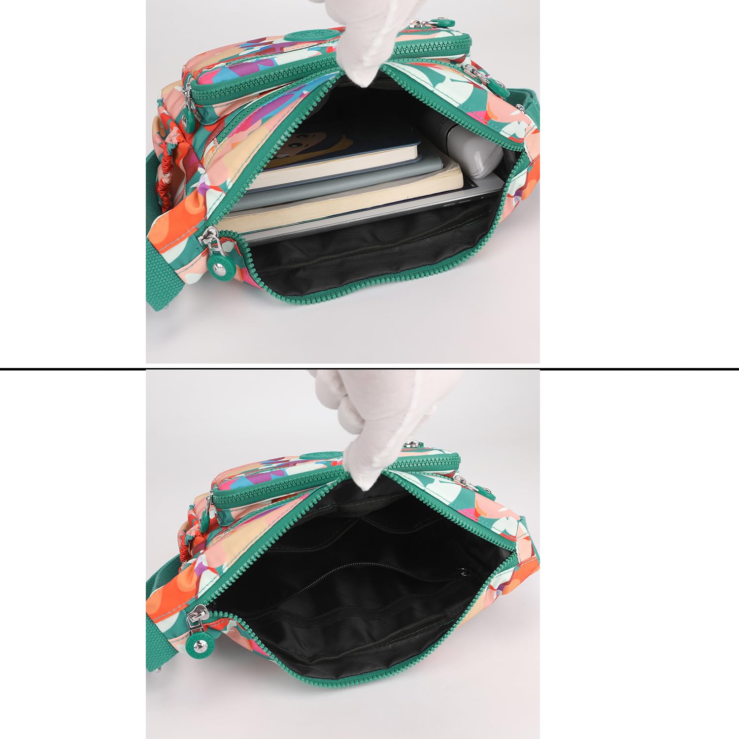 Pealwel Women Shoulder Handbag Roomy Multiple Pockets Bag Ladies Crossbody Purse Tote Top Handle Satchel