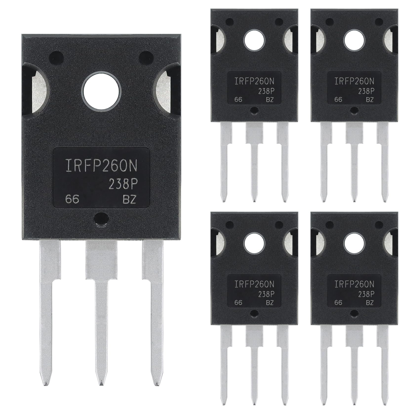 2N2222 2N2222A Amplifier Transistors NPN Silicon Transistor TO-92 60V 800mA (Pack of 200pcs)