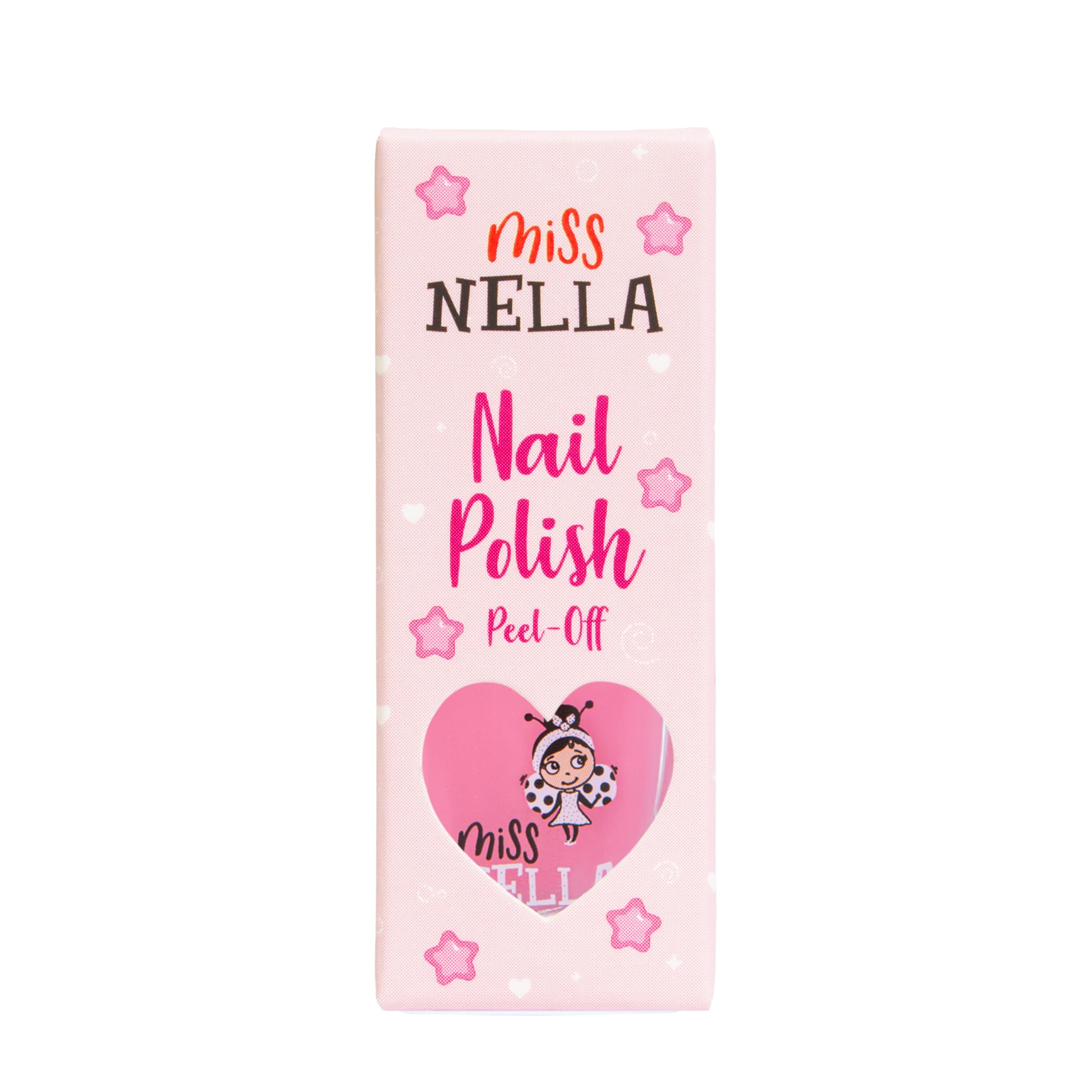 MISS NELLA ABRACADABRA – Safe Special sparkly pink Nail Polish for Kids, Non-Toxic & Odor Free Formula for Children and Toddlers, Natural Water Based for Easy Peel Off (Abracadabra)