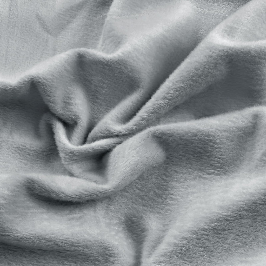 Entisn Minky Fabric by The Yard, 1 Yard x 60 Inch Wide Pre-Cut Fleece Fabric Beige Cuddle Minky, Solid Soft Plush for Blanket, Pillow Cover, Scarf, Sewing