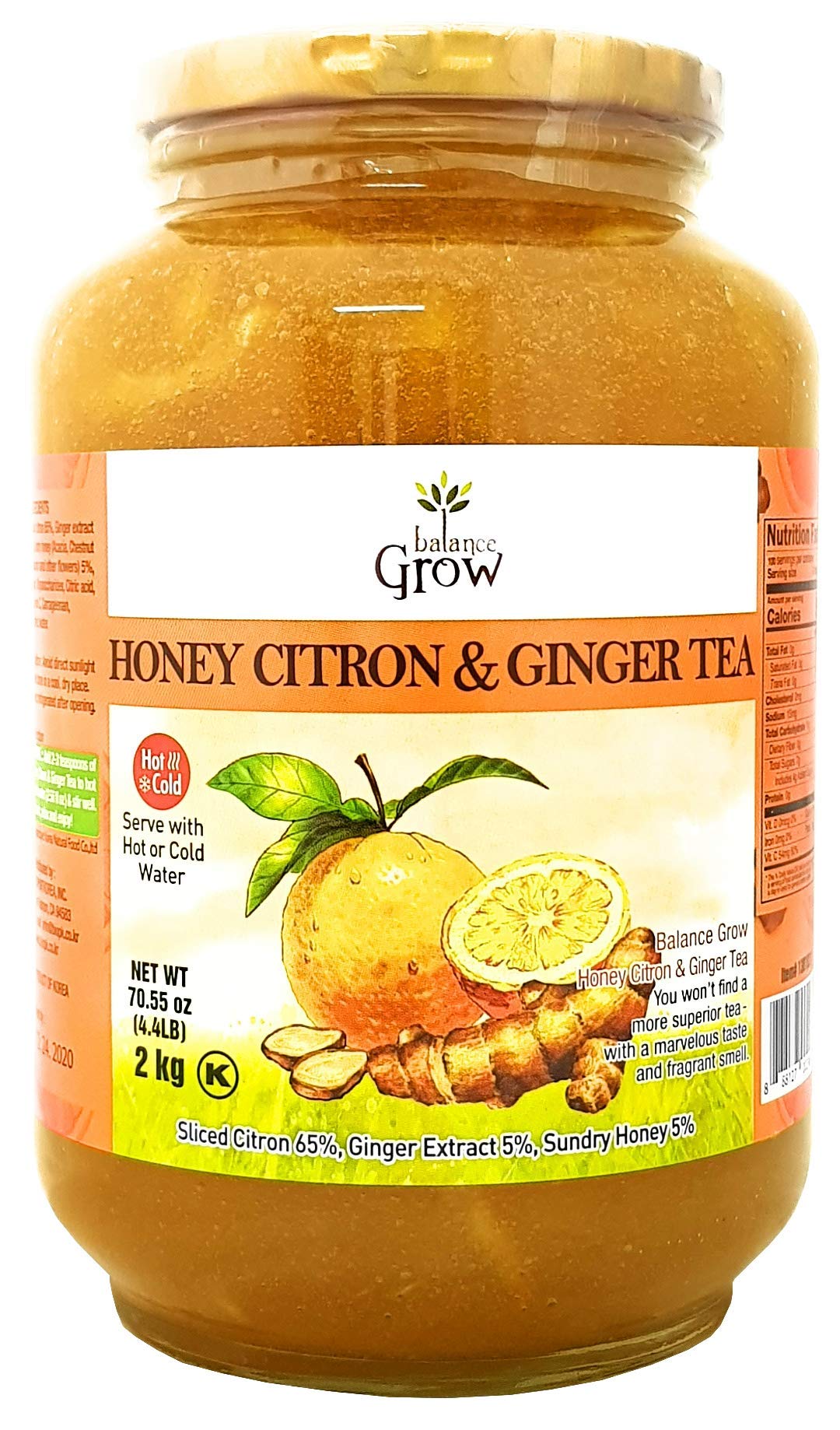 Balance Grow Honey Citron & Ginger Tea 2.2lb