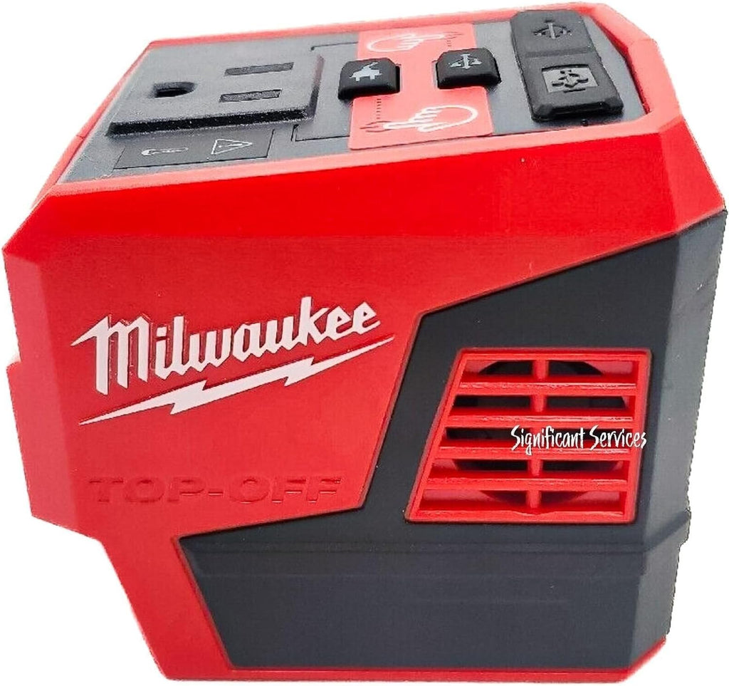 MilwaukeeTool 2846 50 M18 18 Volt 175 Watt Lithium Ion Powered Compact Inverter with 5.0 Ah Battery