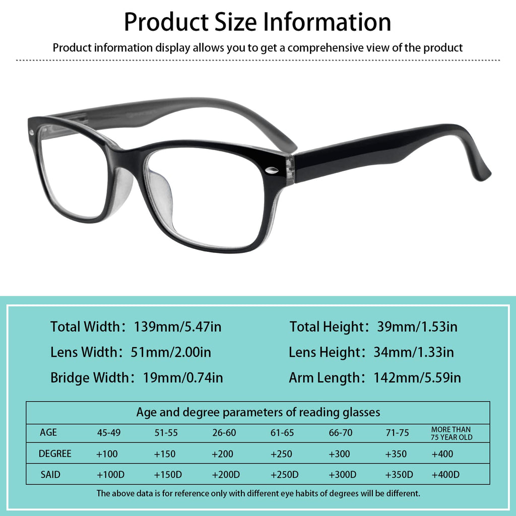 SIGVAN Reading Glasses 5 Packs Blue Light Blocking Eyeglasses Quality Spring Hinge Colorful Computer Readers for Women Men