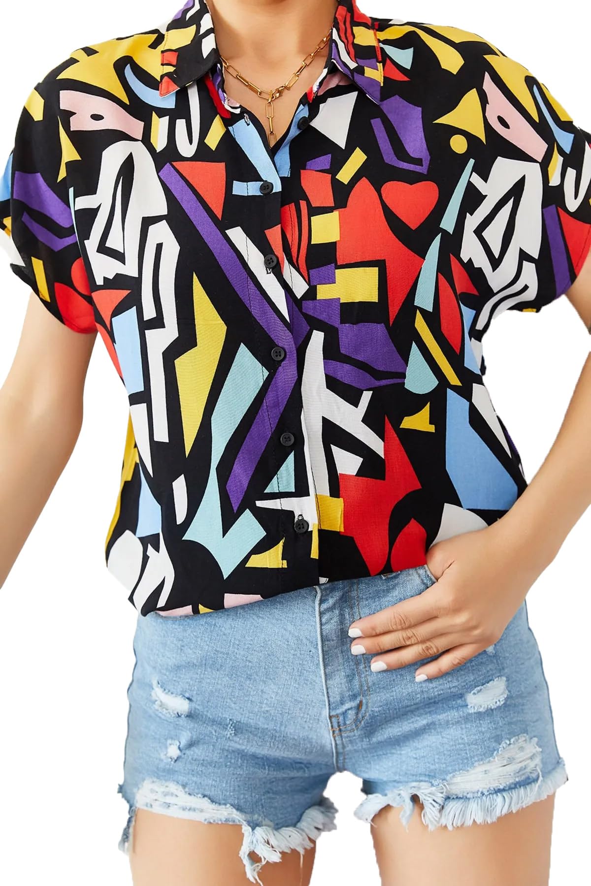 Blouses for Women Fashion, Long Sleeve Button Down Shirts Dressy Casual Tops