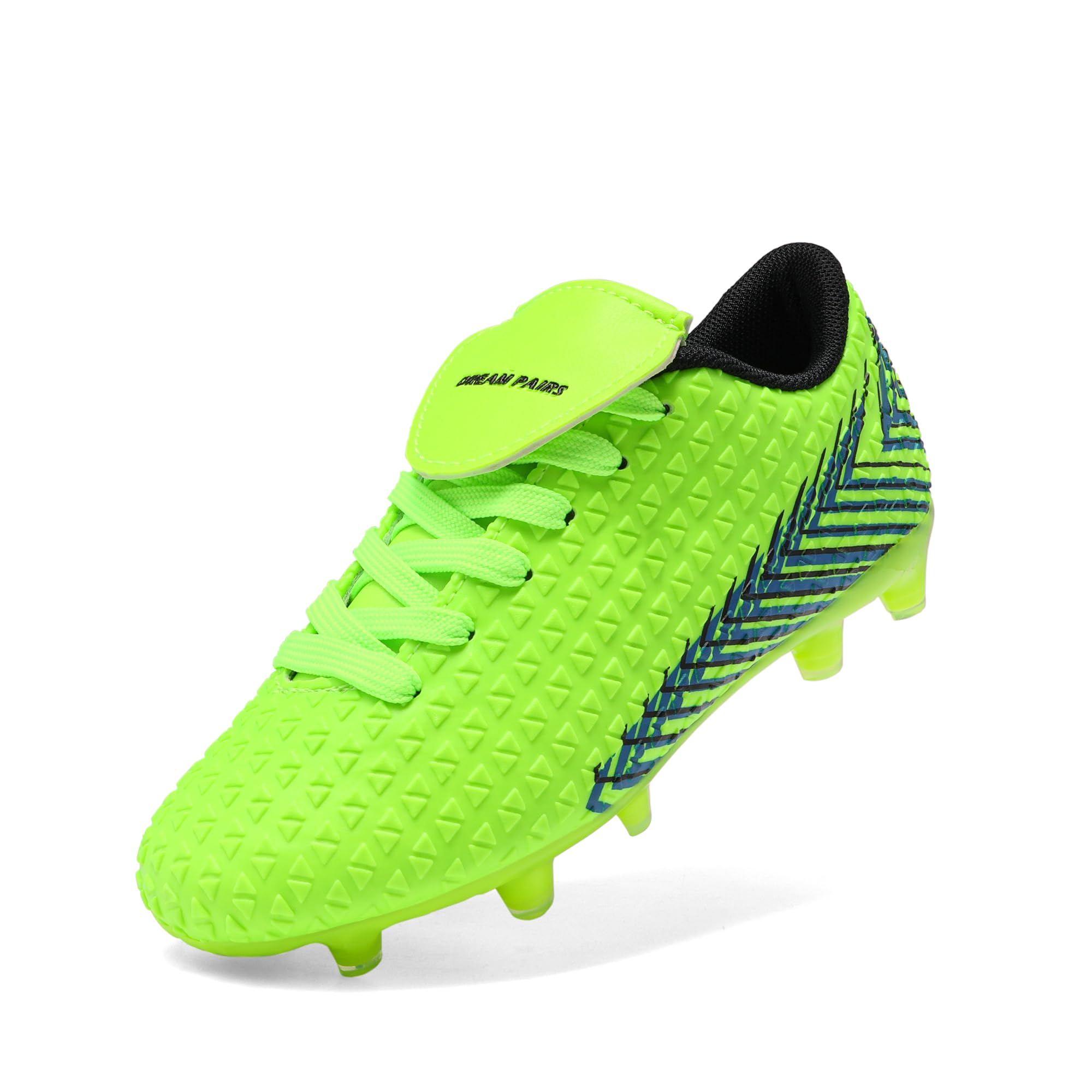 DREAM PAIRS Boys Girls Outdoor Soccer Cleats Firm Ground Football Shoes for Little/Big Kid