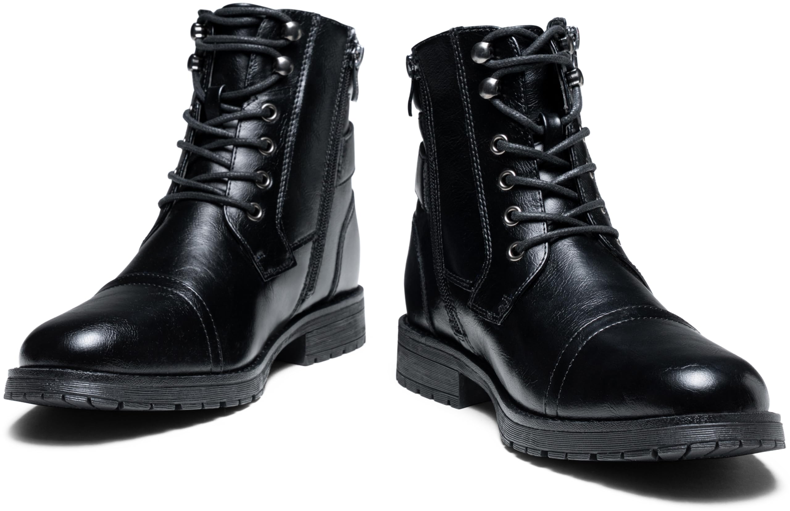 Vostey Men's Boots Boots for Men Casual Boots Motorcycle Combat Ankle Dress Boots Mens