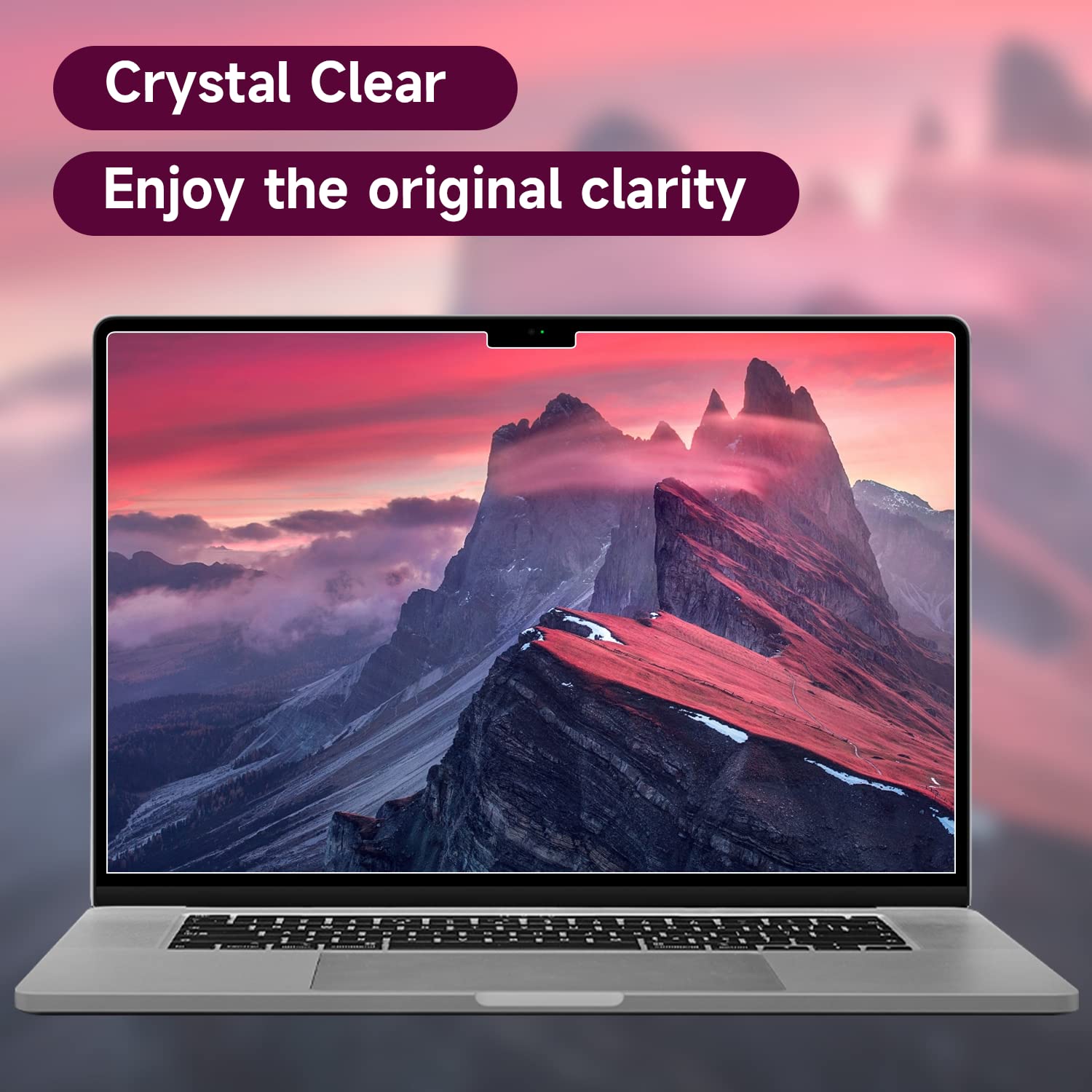 Paquete de 2 protectores de pantalla compatibles con MacBook Pro de 13 pulgadas (2016-2022 / M1, M2) y MacBook Air de 13 pulgadas (2018-2021 / M1), protector de pantalla antirreflejos, protector de