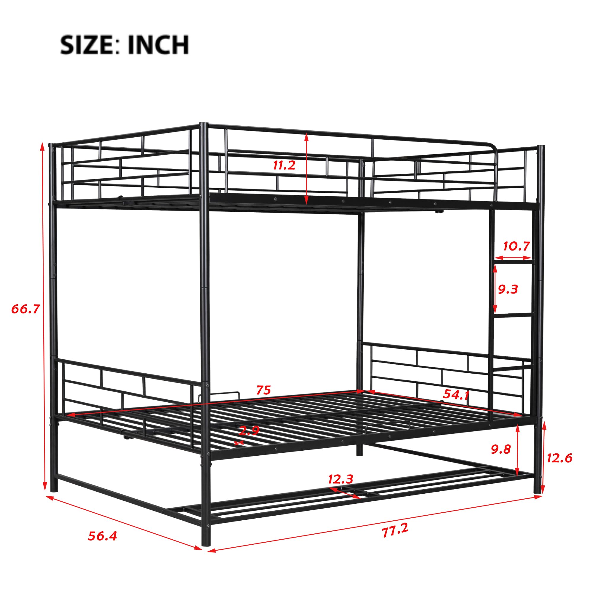 DNYN Twin Size Loft Bed with Desk & Storage Drawers& Table Set for Kids Bedroom,Covertible Twin-Over-Twin Bunkbeds Design,Easy Assemble & Space Saving & No Box Spring Needed,for Small Space, Black