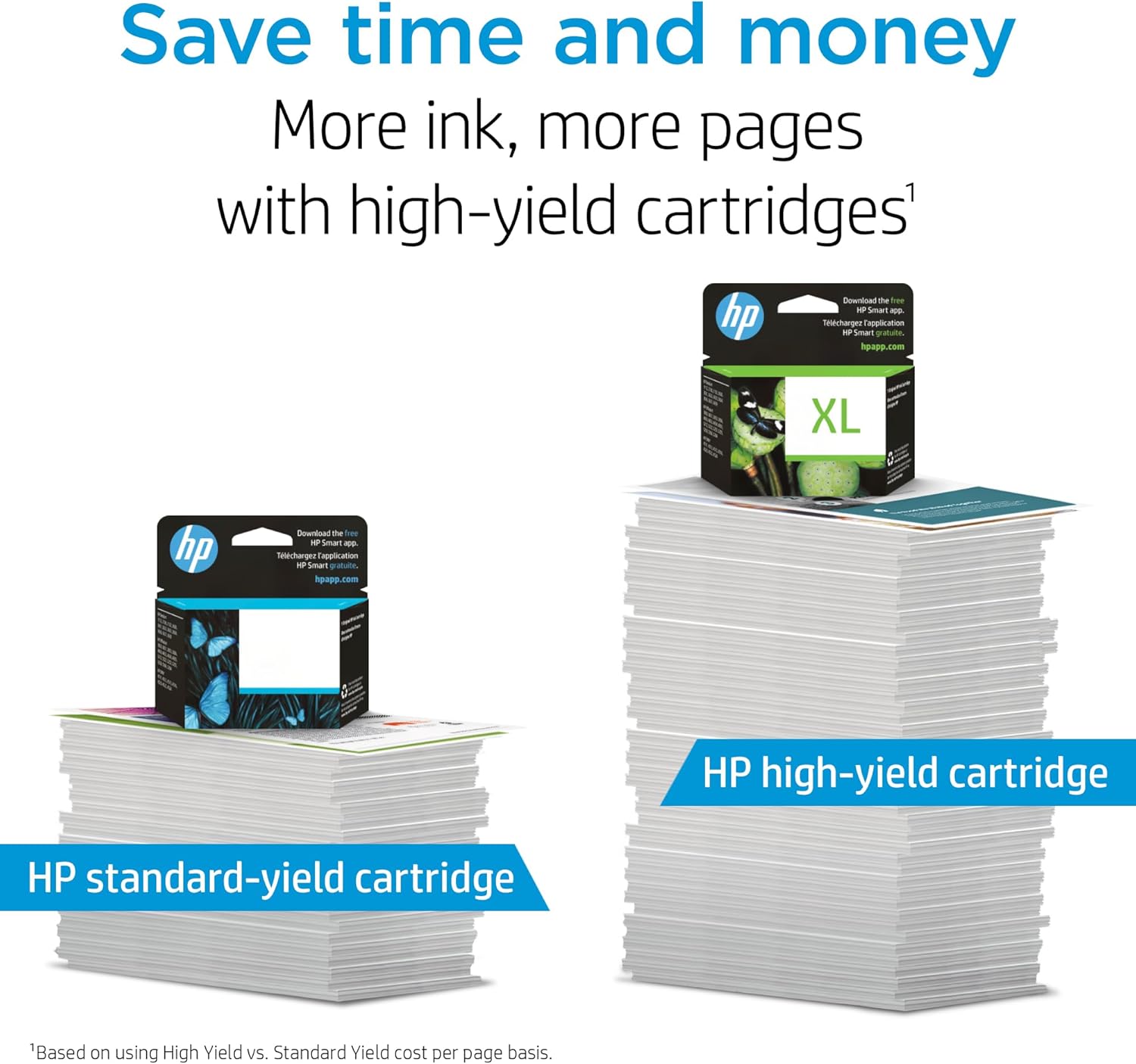 HP Original 61 Tri-Color / 61XL Black Ink Cartridges (2-Pack) | Works DeskJet 1000, 1510, 2050, 2500, 3000, 3510 Envy 4500, 5530