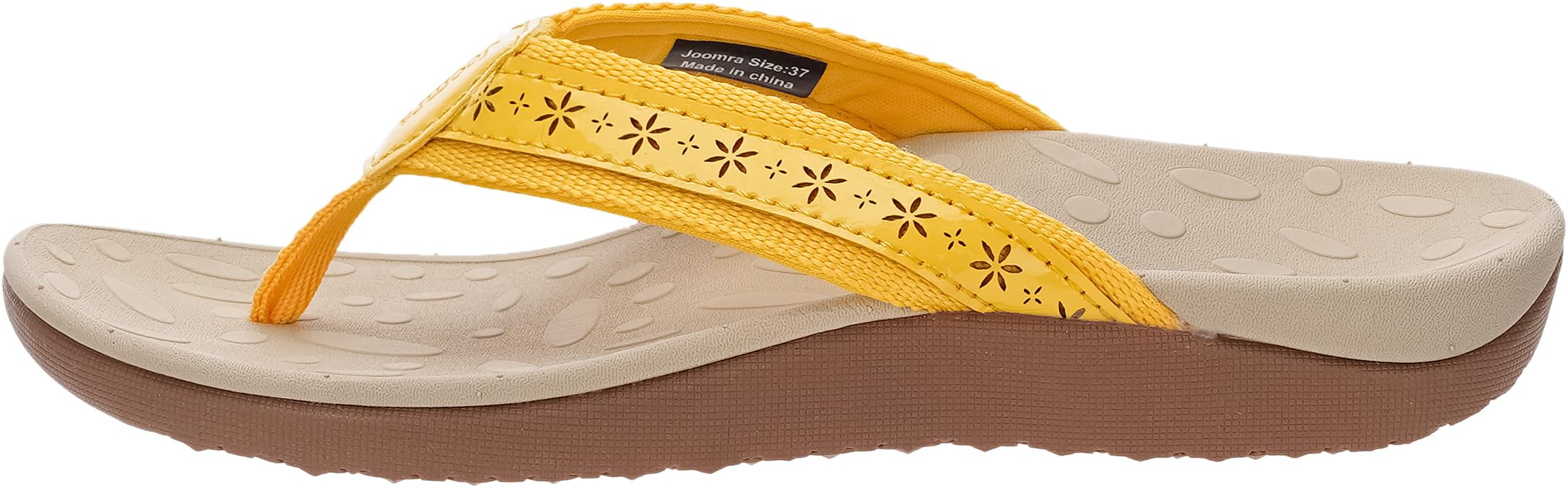 Joomra Women's Flip Flops Arch Support Orthotic Toe Post Thong Sandals