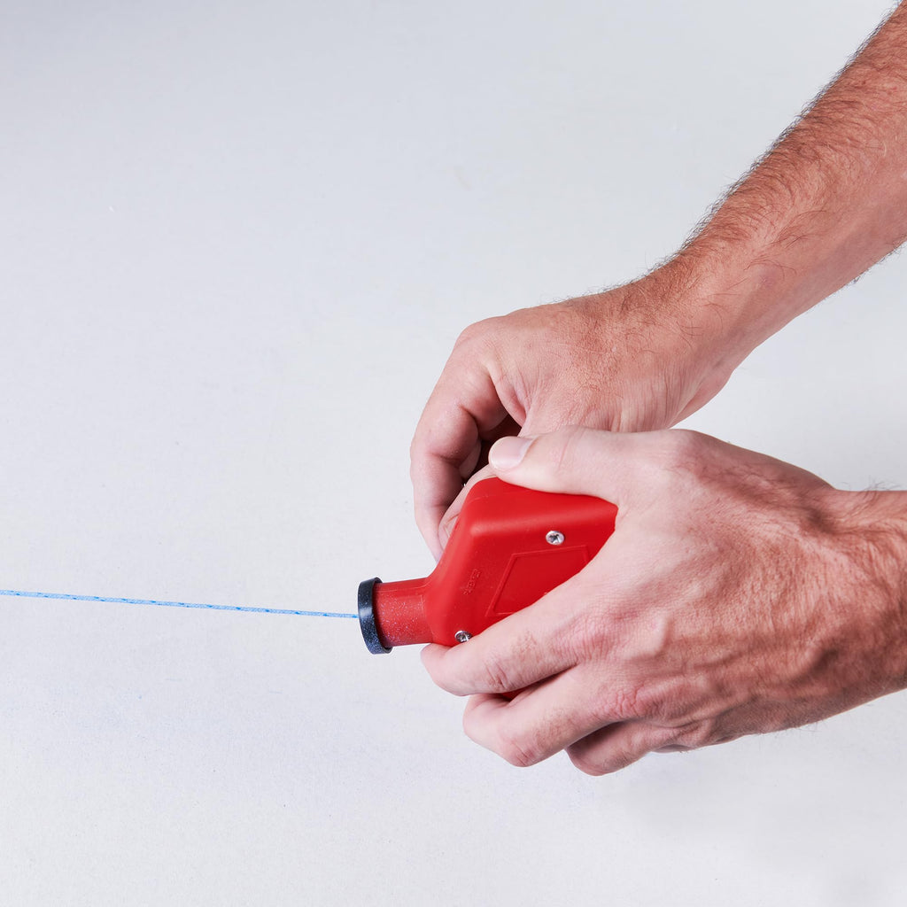 M-D Building Products 00805 ABS Tuff Line™ Contractor Chalk Reel, Durable and Reliable Chalk Line for Precision Marking, Ideal for Construction & Carpentry Projects (0.06 in. x 100 ft, Black)
