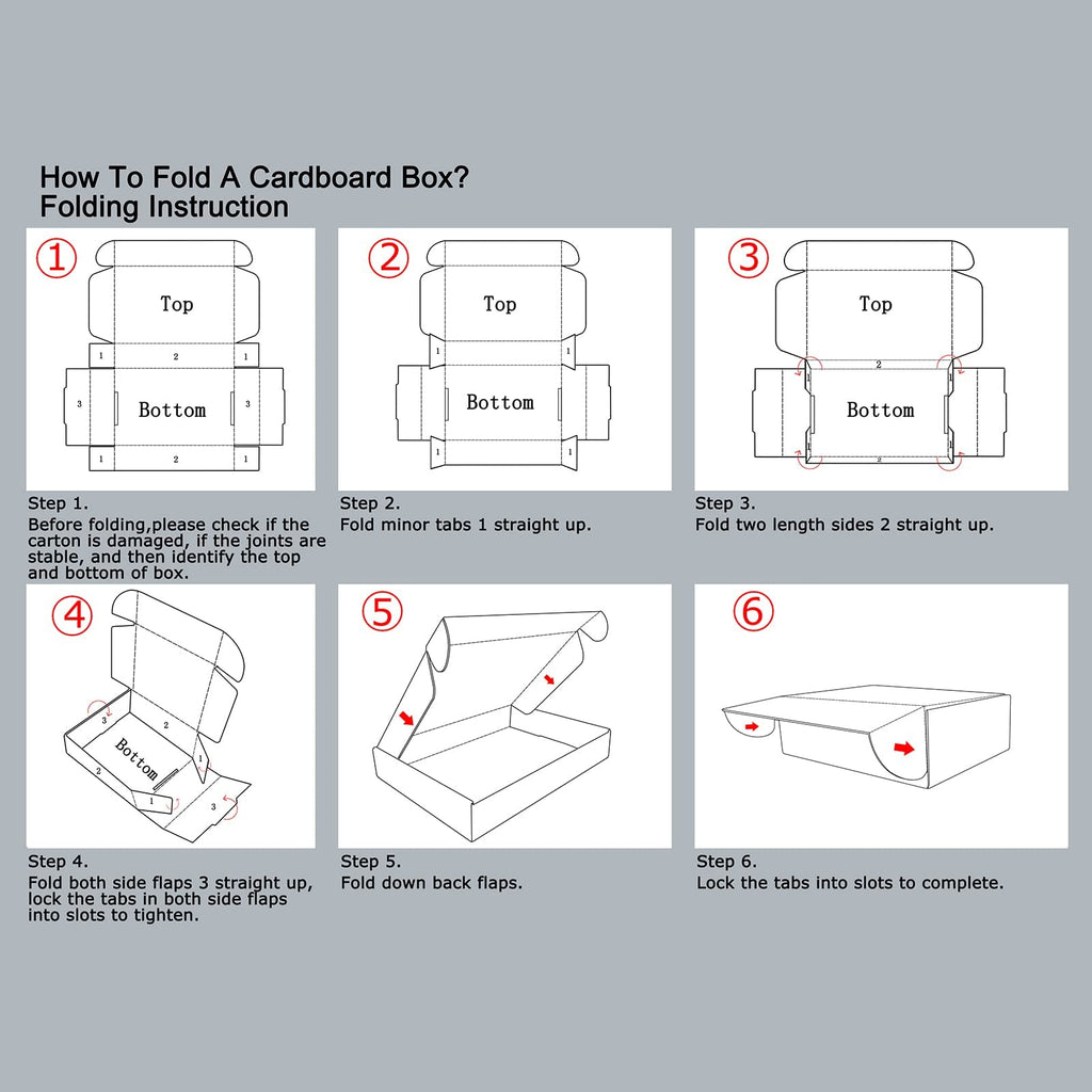 EXYGLO 40 Pack 6x4x3 Shipping Boxes, Black Corrugated Cardboard Boxes for Packaging Small Business, Moving, Shipping, Mailing, and Storing