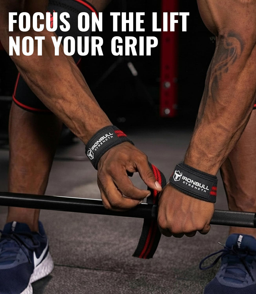 Lifting Wrist Straps for Weightlifting (1 Pair) – Padded Lifting Straps for Deadlifts, Powerlifting, Strength Training & Bodybuilding – Gym Straps for Men & Women
