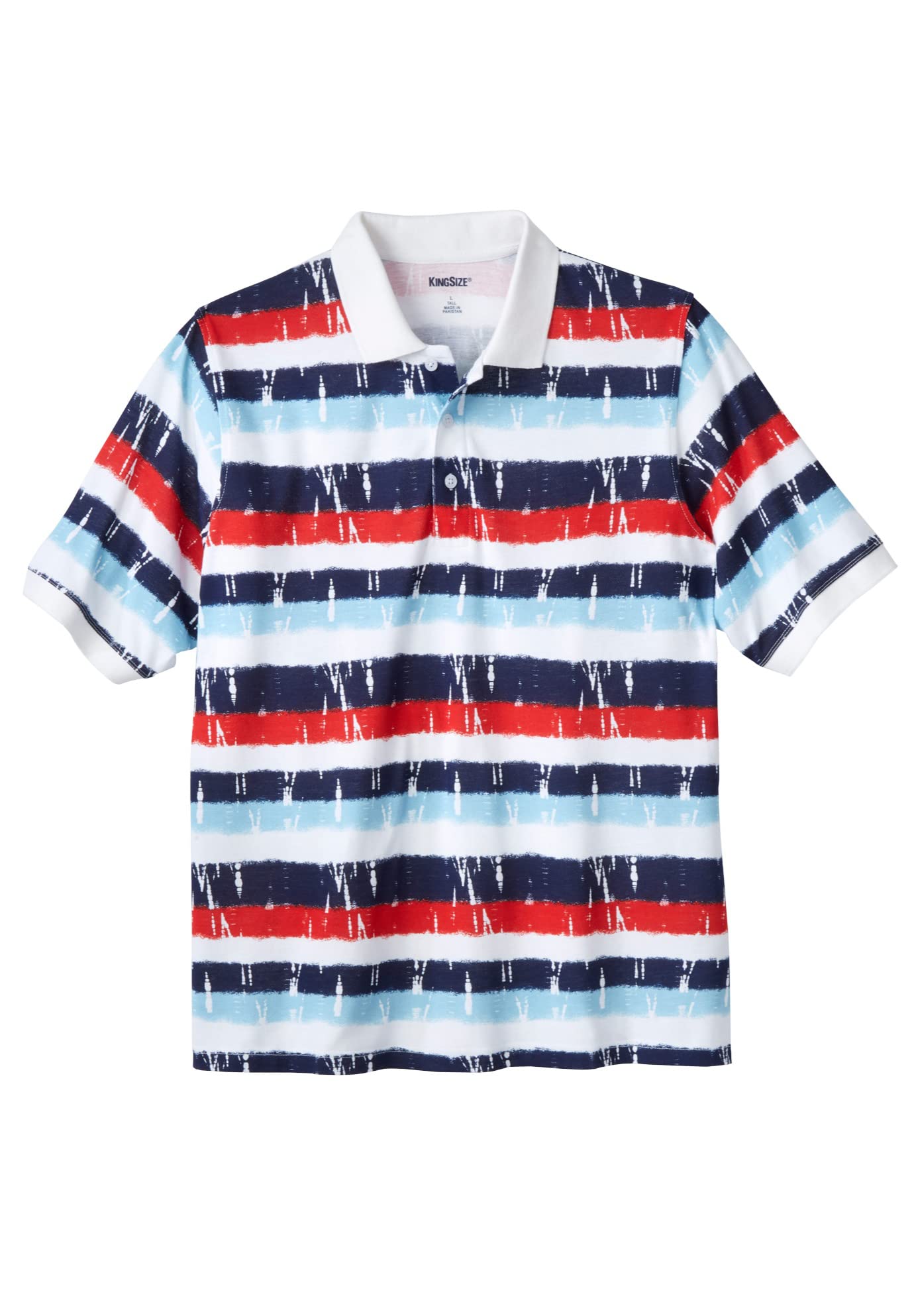 KingSize Men's Big & Tall Shrink-Less Classic Cotton Polo Shirt