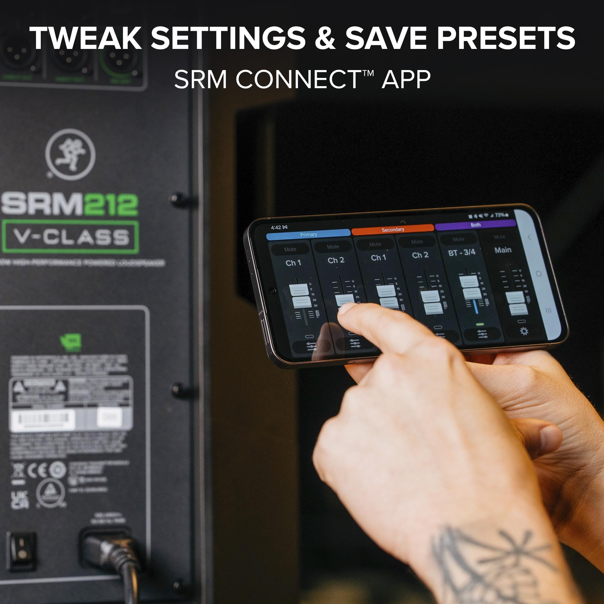 Mackie SRM210 V-Class 2000W 10 inch Powered Speaker