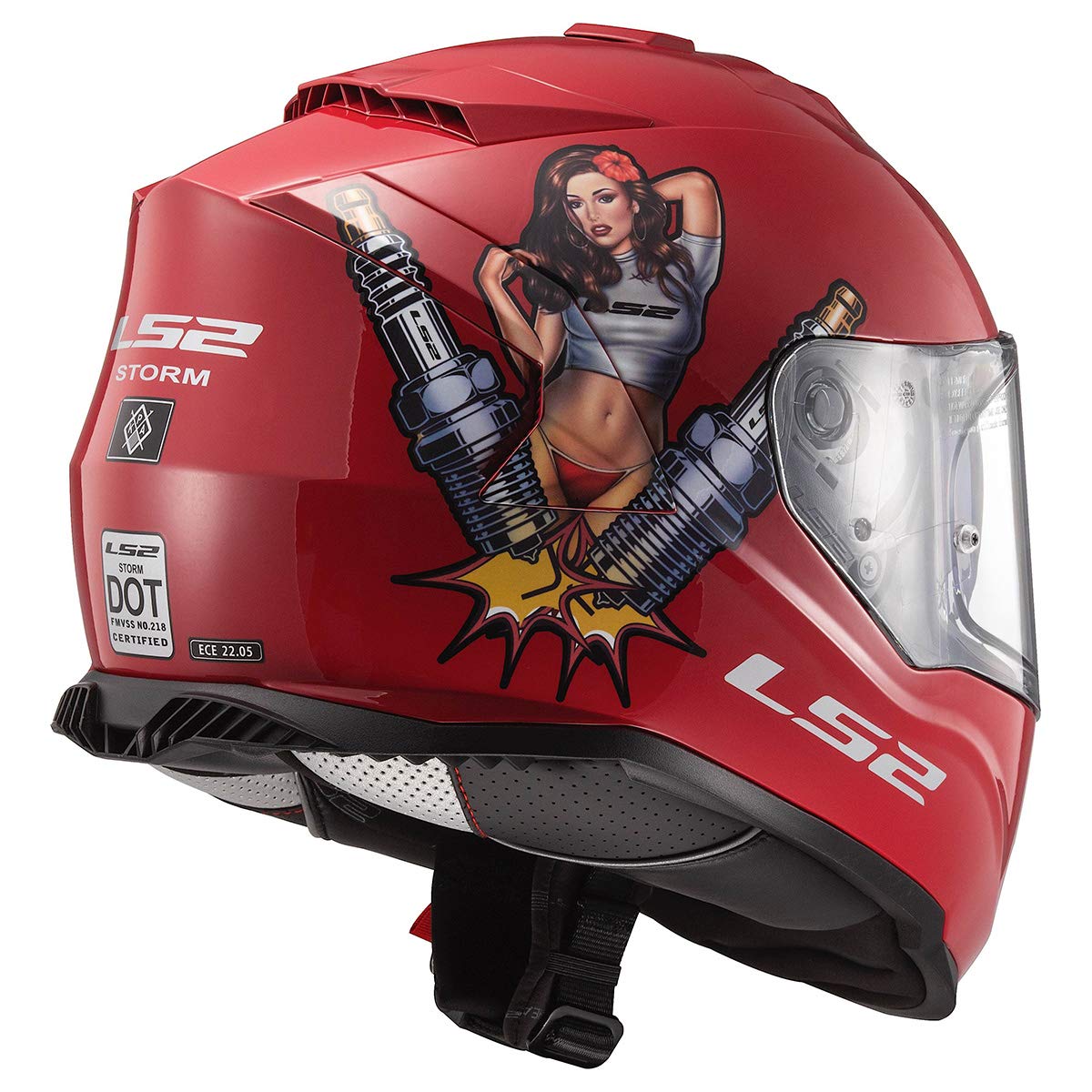 LS2 Helmets Assault Full Face Motorcycle Helmet W/ SunShield