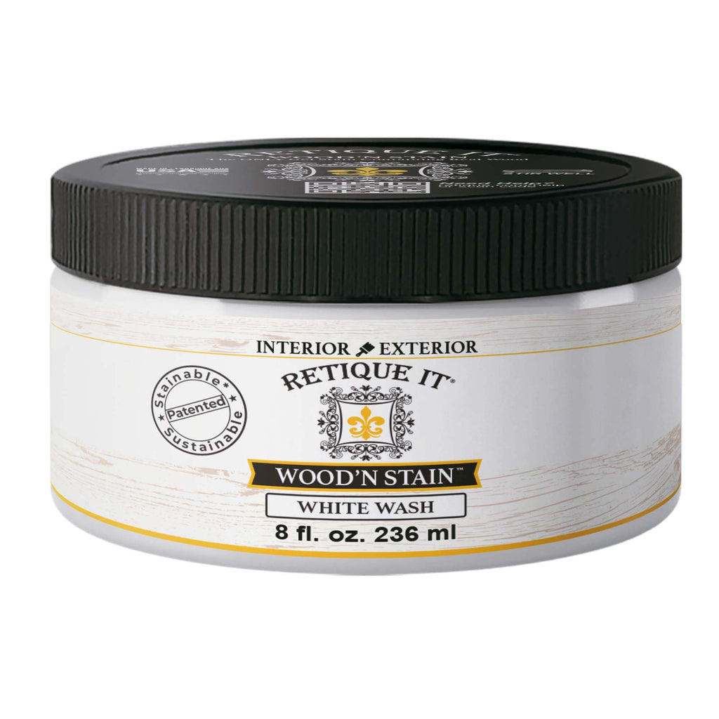 Retique It Wood'n Stain - Liquid Wood Gel Stain Interior/Exterior (08 oz (Half-Pint), 35 Dark Oak)