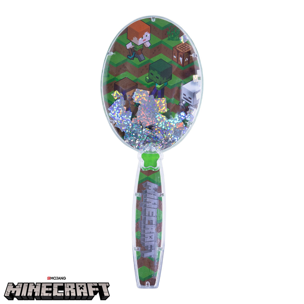 CoComelon Hair Brush with Magical Sparkling Stars Confetti HairBrush, Green - Kids Hair Brush Ages 3+