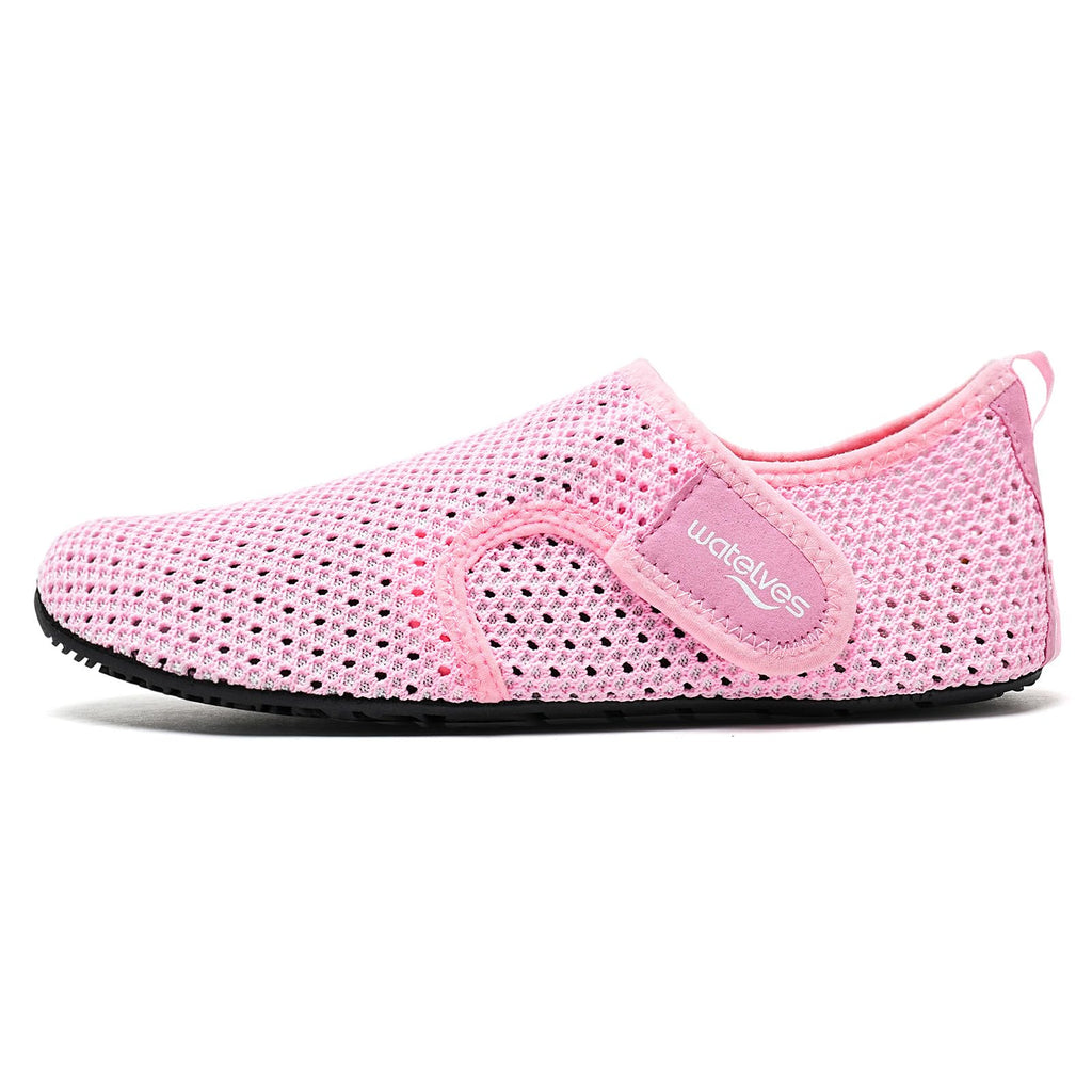 WateLves Water Shoes for Women Men Swim Beach Aqua Socks Quick Dry Barefoot House Slippers Travel Shoes with Adjustable Magic Tape for Pool Diving Boating Yoga Surf