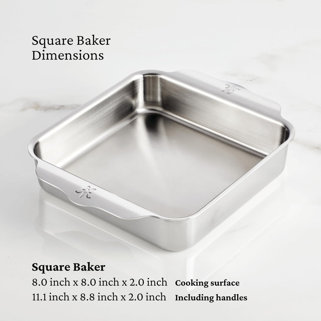 Hestan Provisions OvenBond – 3-Piece Tri-ply Baking Sheet Set Professional Stainless Steel Bakeware, Half & Quarter Sheets & Rack