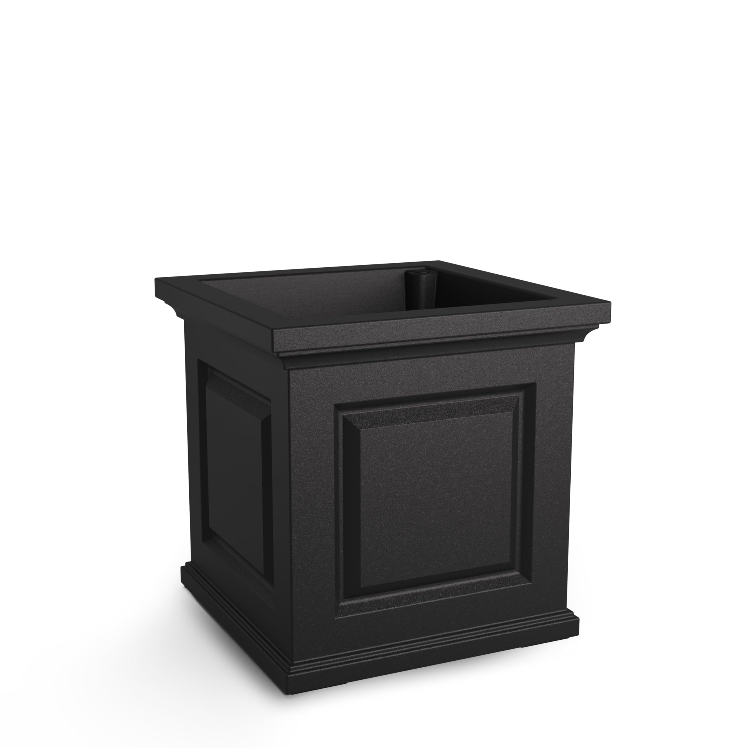 Mayne Nantucket 20-Inch Square Planter – Self-Watering, Weather-Resistant Planter for Flowers – Durable Outdoor Design for Patio, Porch, or Entryway