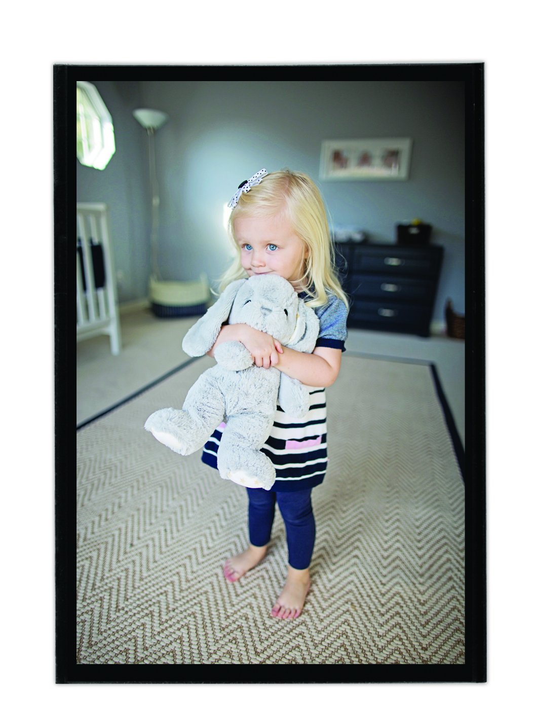 Magtech Magnetic Photo Pocket Picture Frame, White, Holds 2.5 x 3.5 Inches Photos, 10 Pack, Made in the USA (12310)